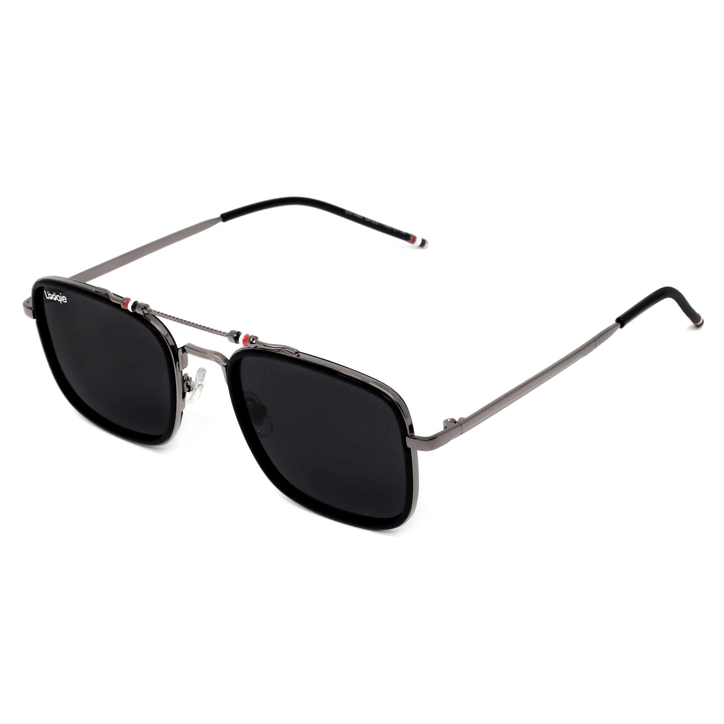 Looqie Below Edition Black And Black Sunglasses