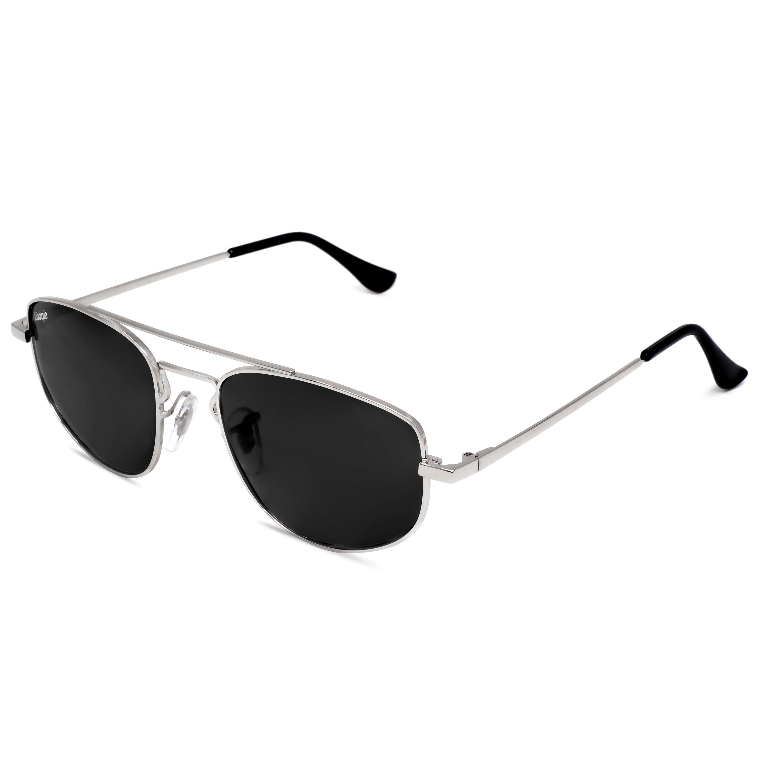 Looqie Irim Edition Silver And Black Sunglasses