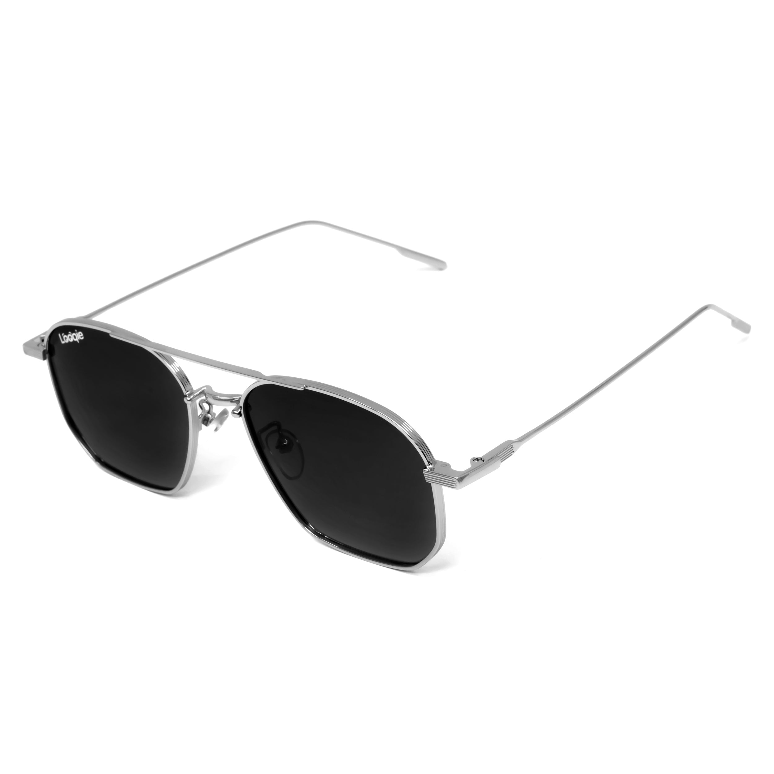 Looqie Oblivion Edition Silver And Black Sunglasses