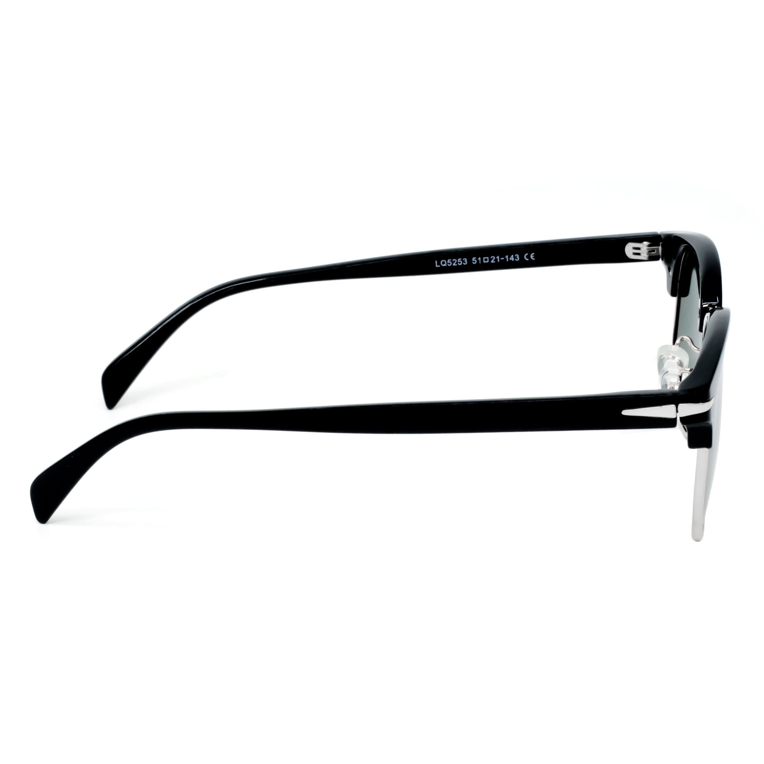 Looqie Rayz Edition Black And Grey Sunglasses