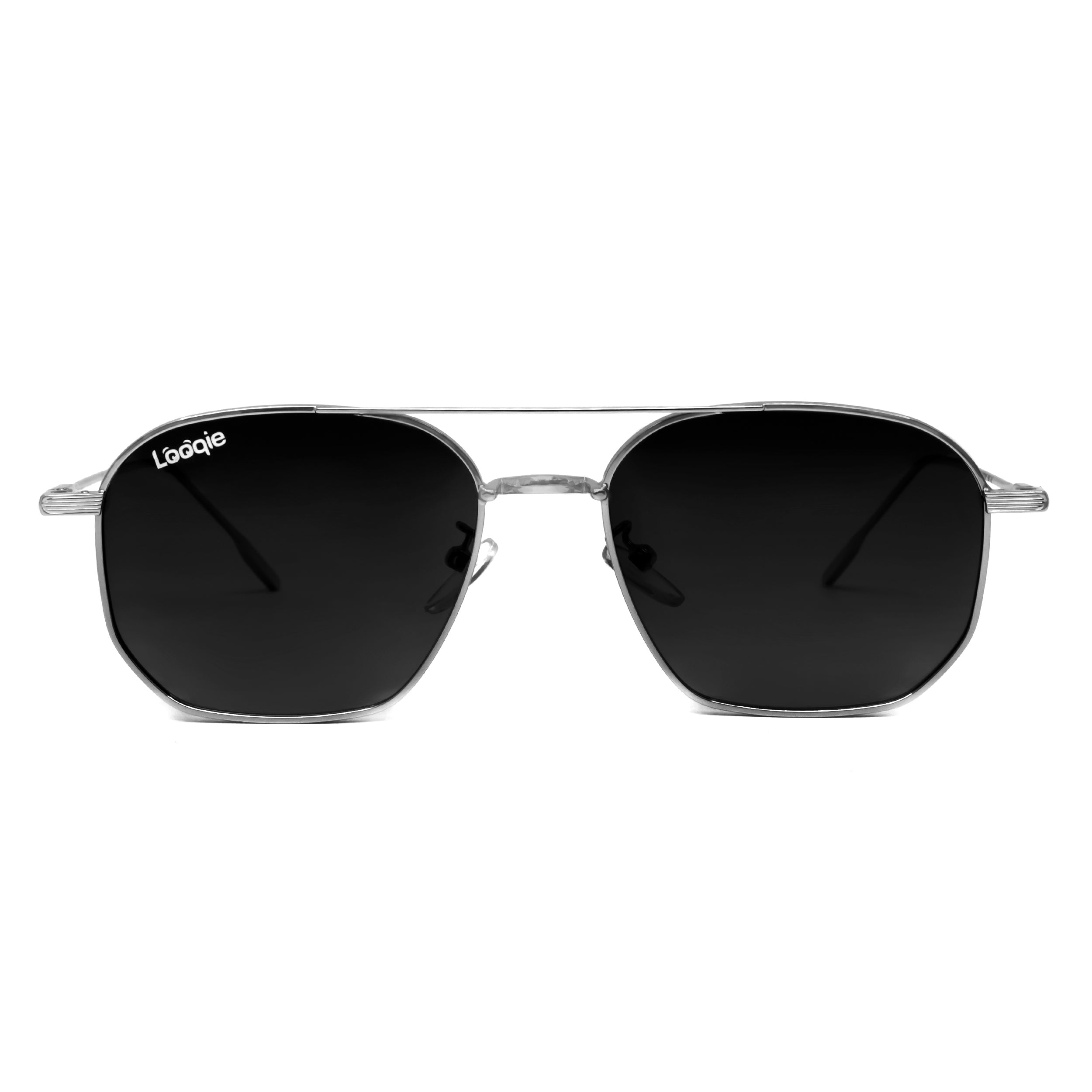 Looqie Oblivion Edition Silver And Black Sunglasses