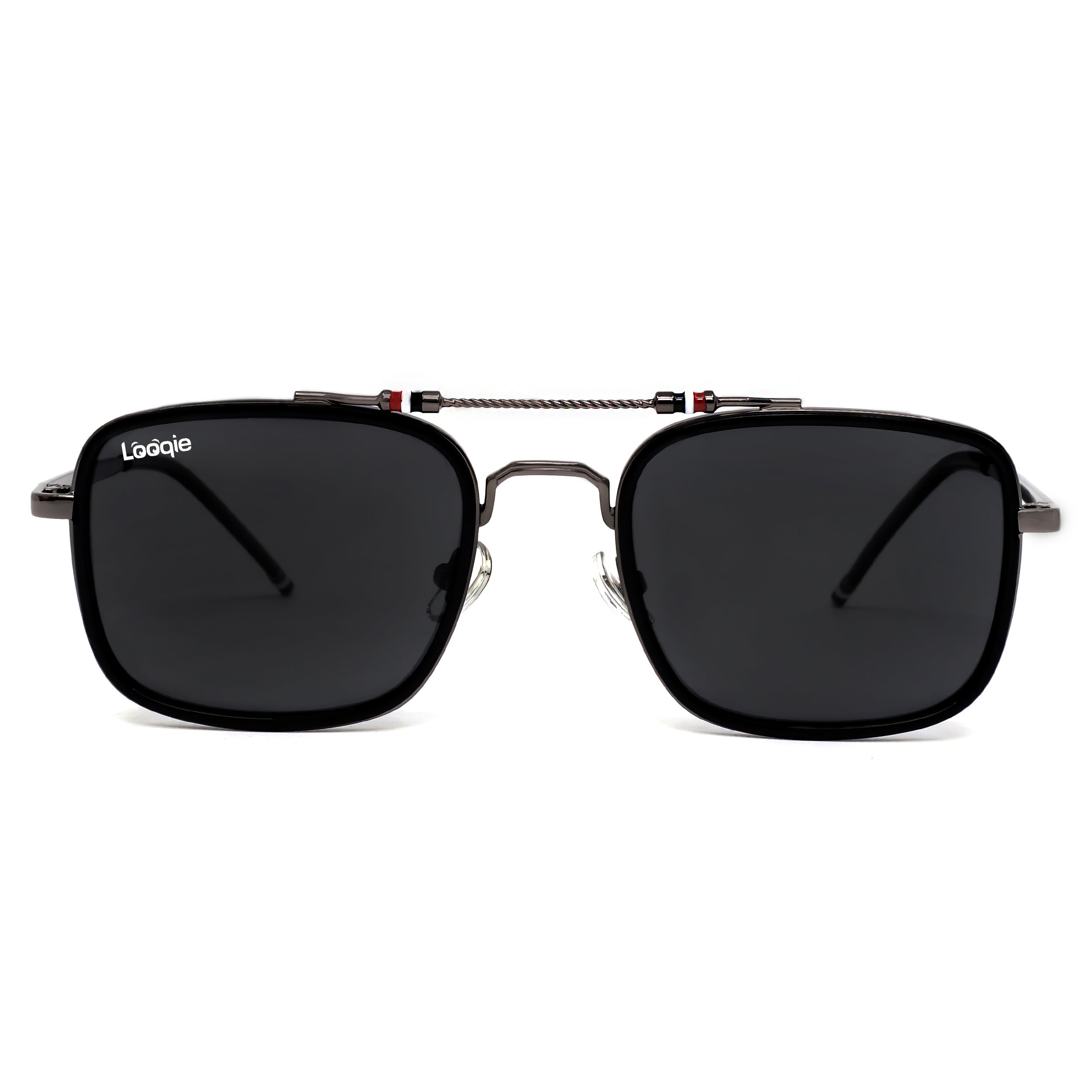 Looqie Below Edition Black And Black Sunglasses