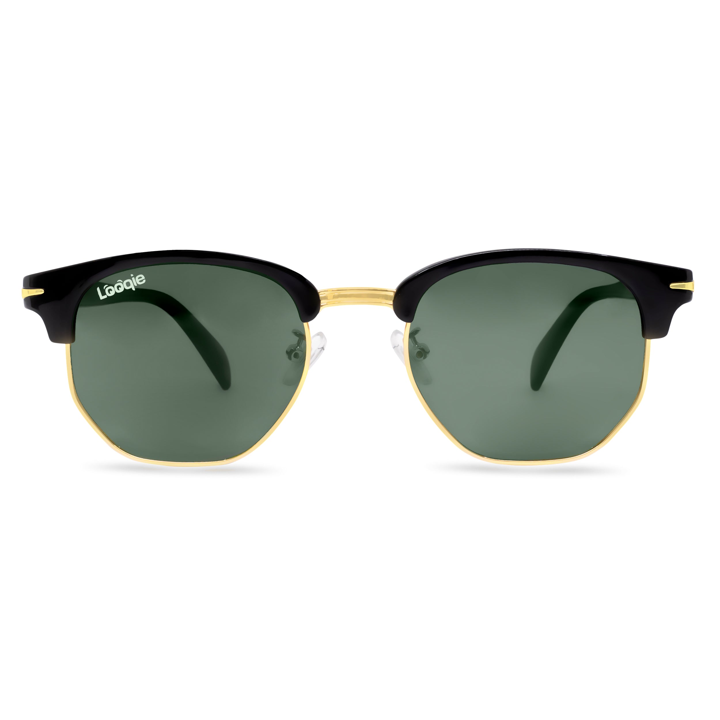 Looqie Rayz Edition Black And Green Sunglasses