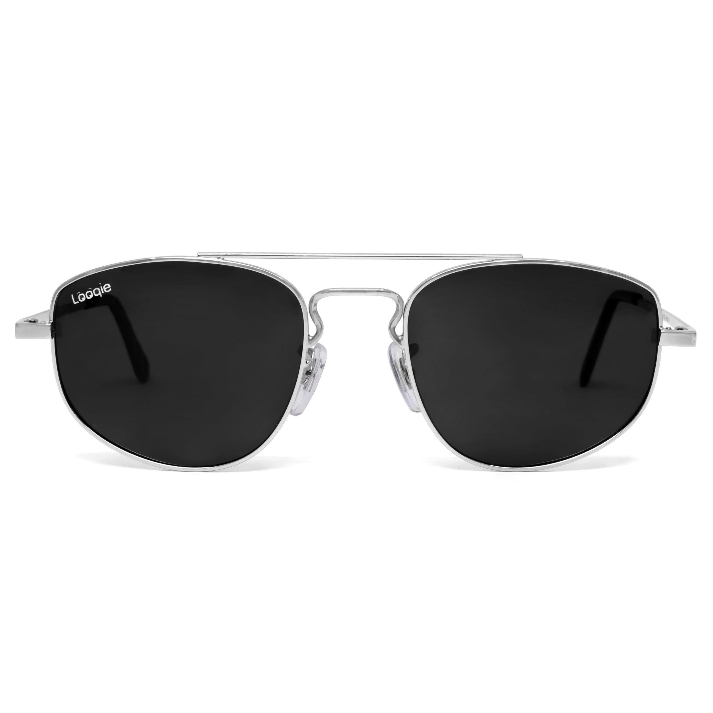 Looqie Irim Edition Silver And Black Sunglasses