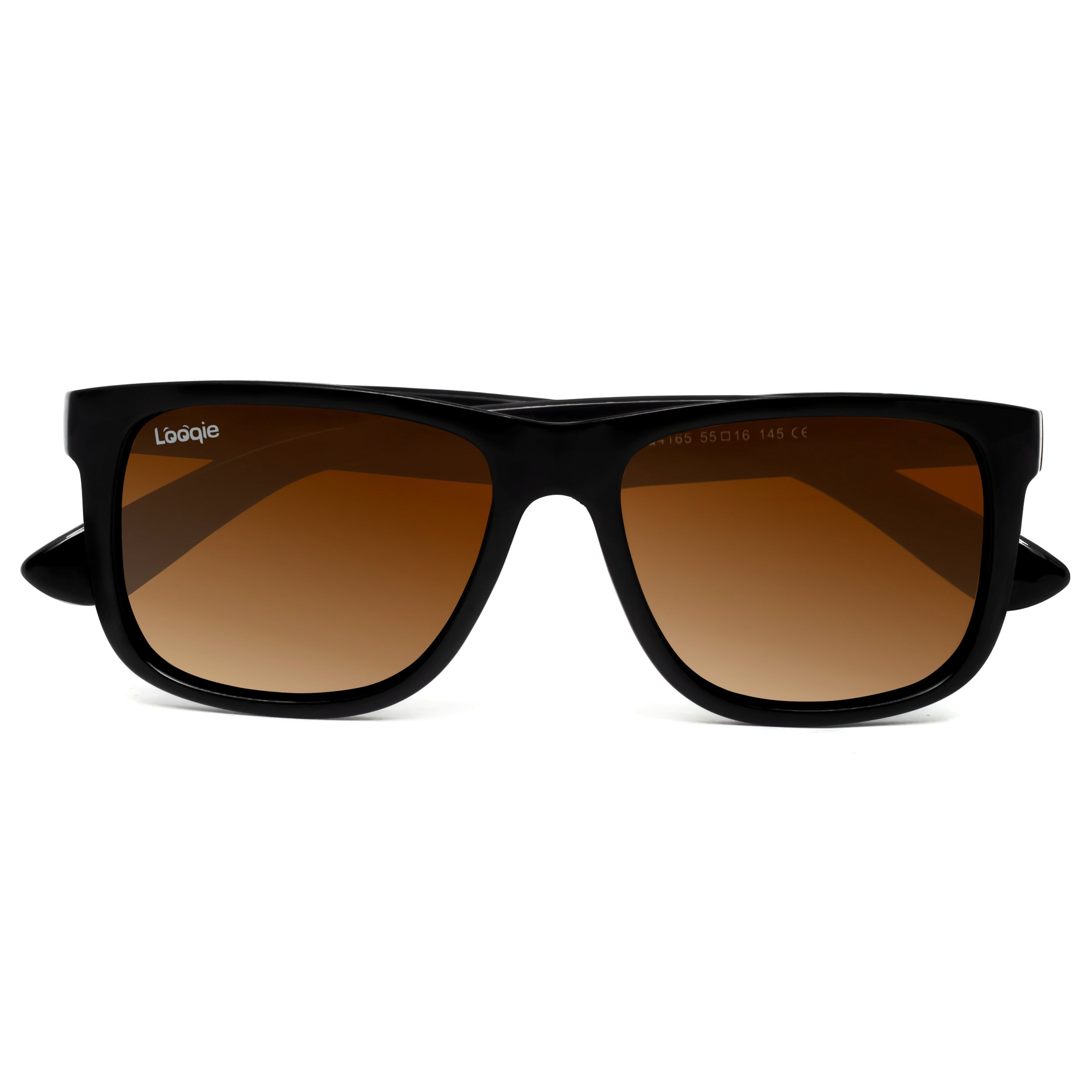 Looqie Unus Edition Black And Brown Gradient Sunglasses