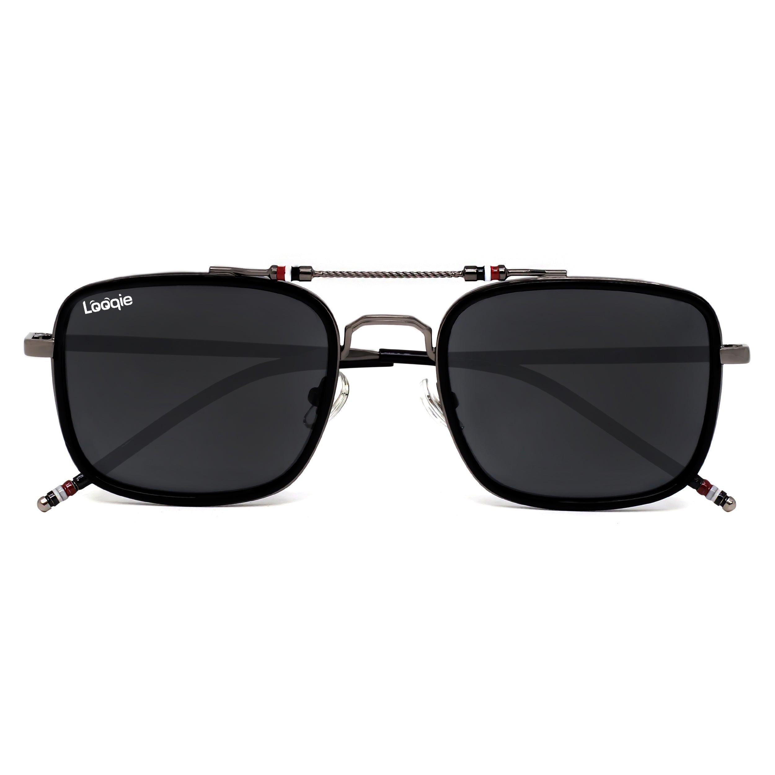 Looqie Below Edition Black And Black Sunglasses