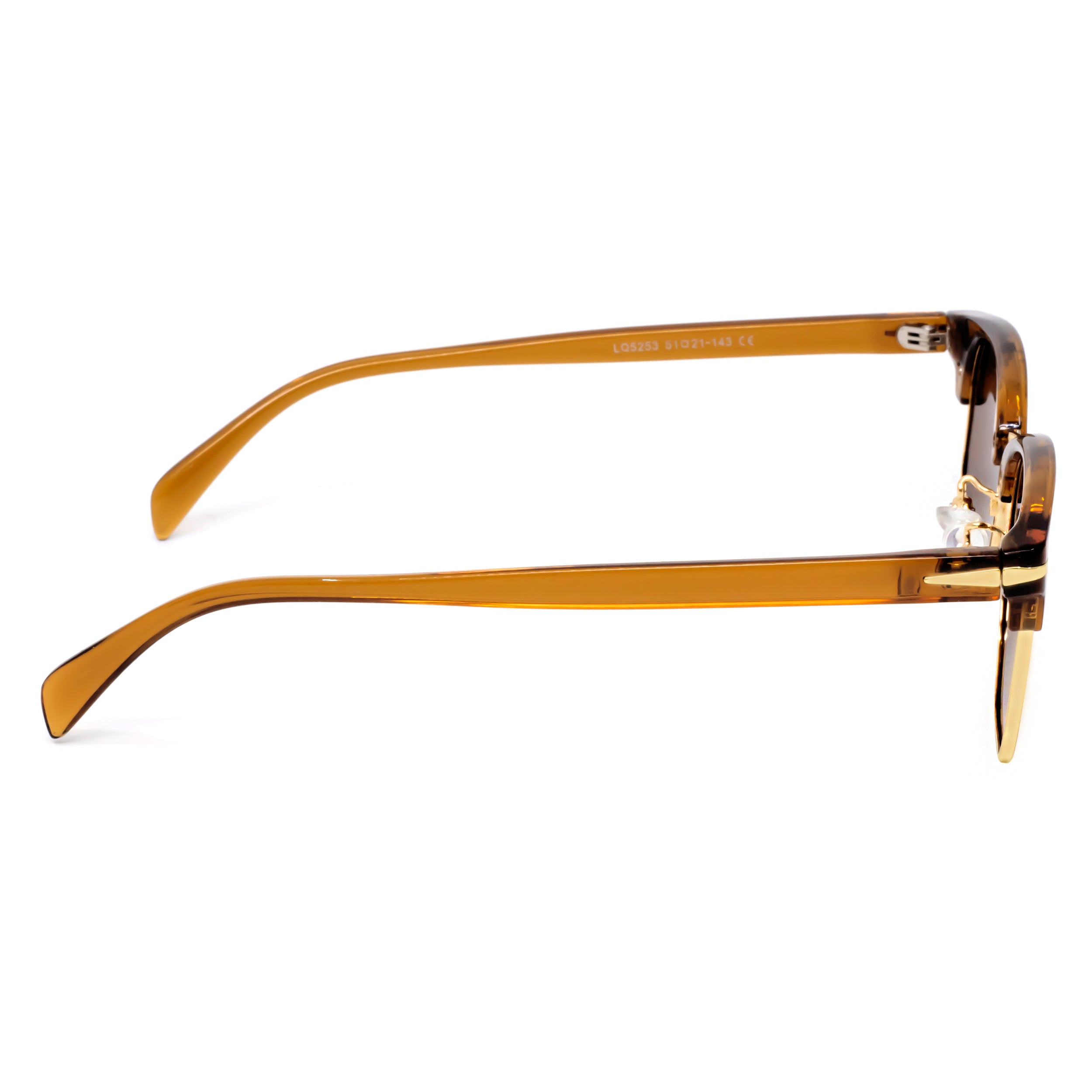 Looqie Rayz Edition Brown And Brown Sunglasses