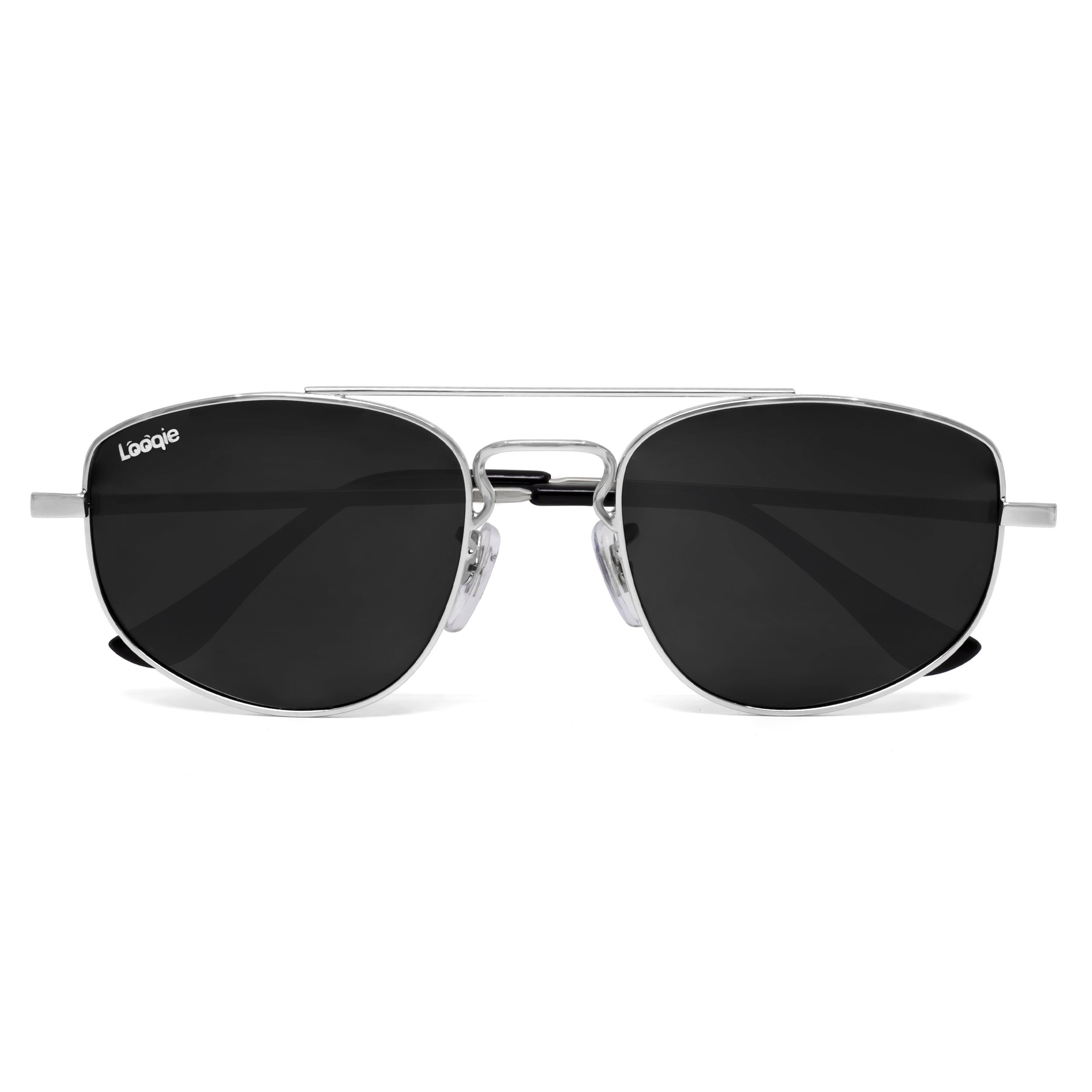 Looqie Irim Edition Silver And Black Sunglasses
