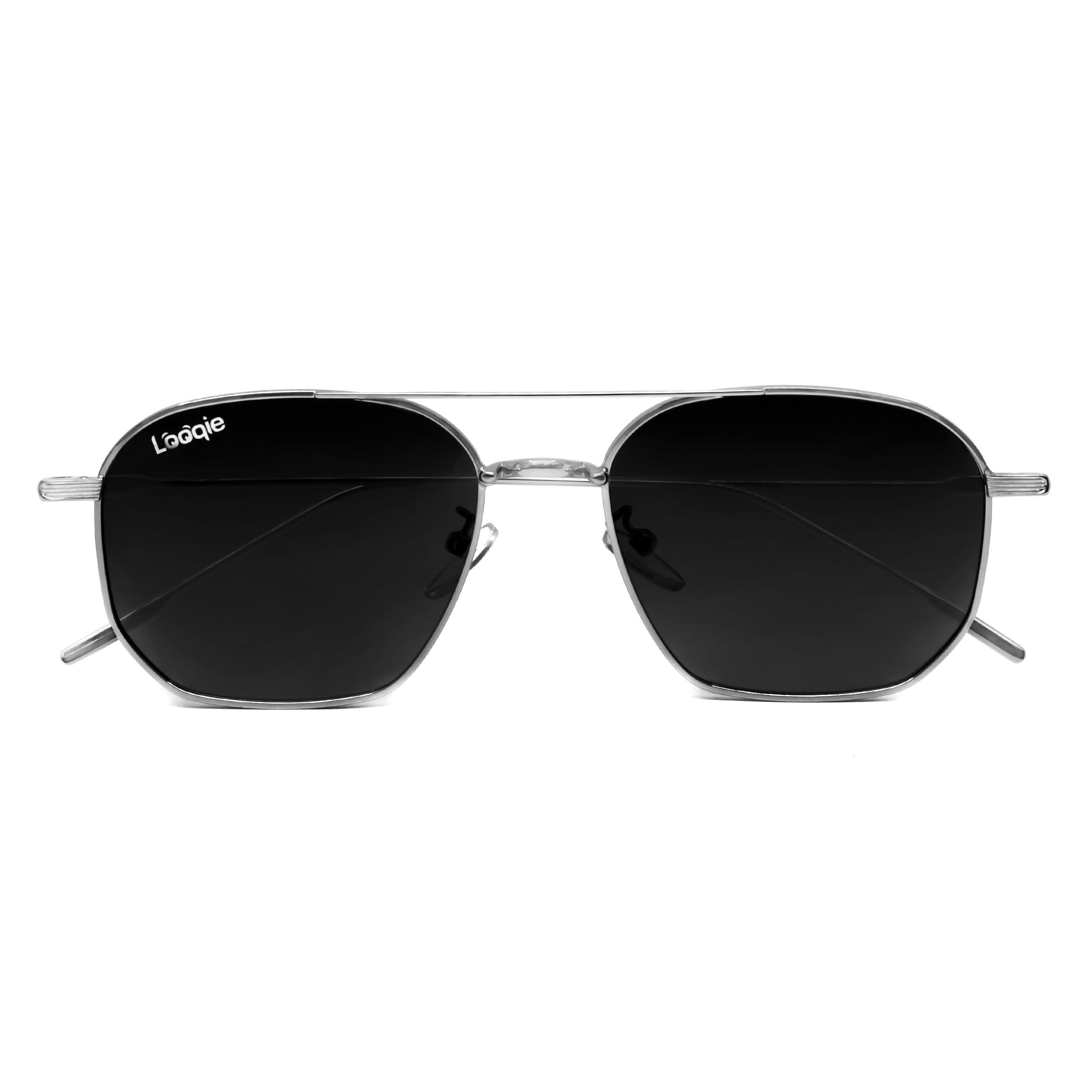 Looqie Oblivion Edition Silver And Black Sunglasses