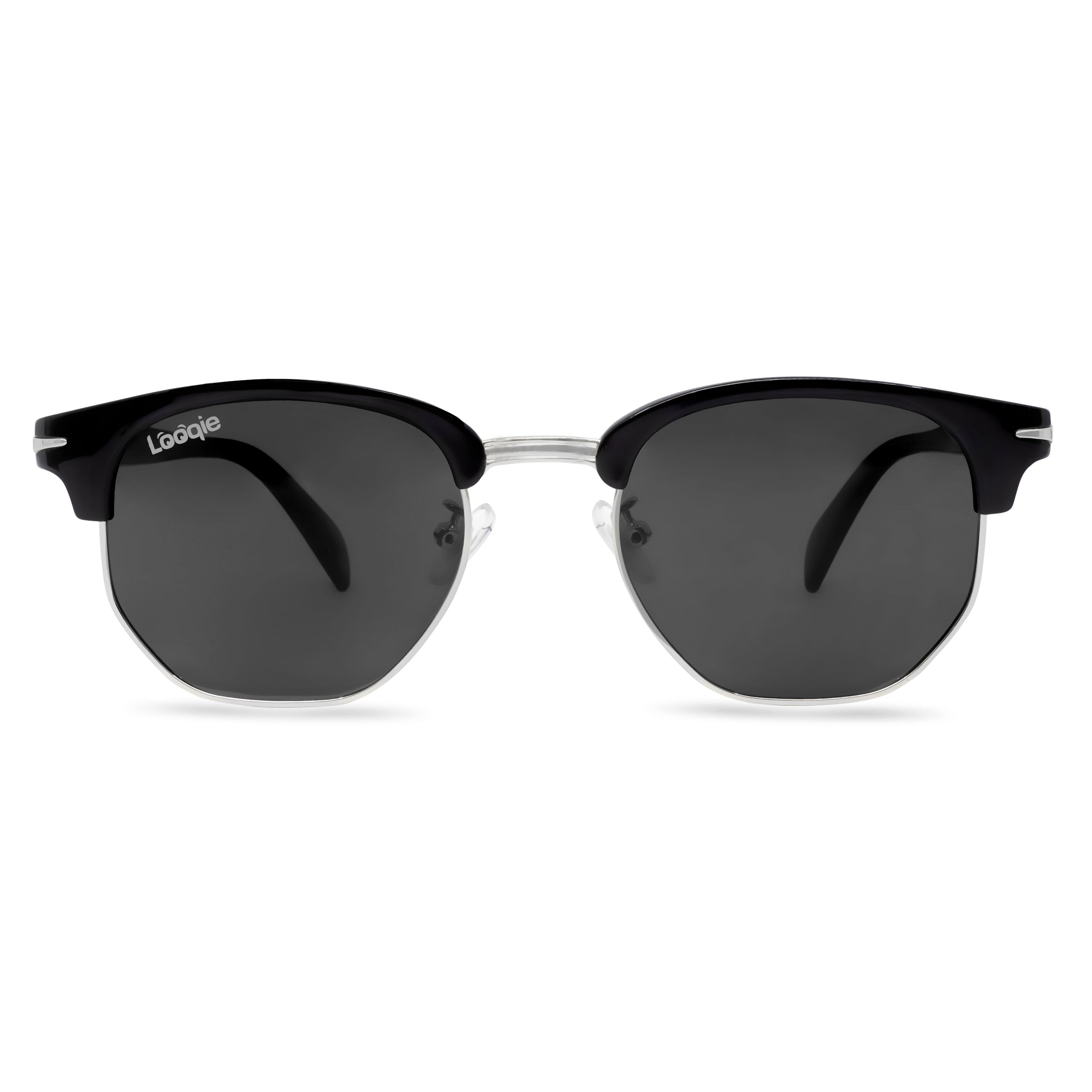 Looqie Rayz Edition Black And Grey Sunglasses