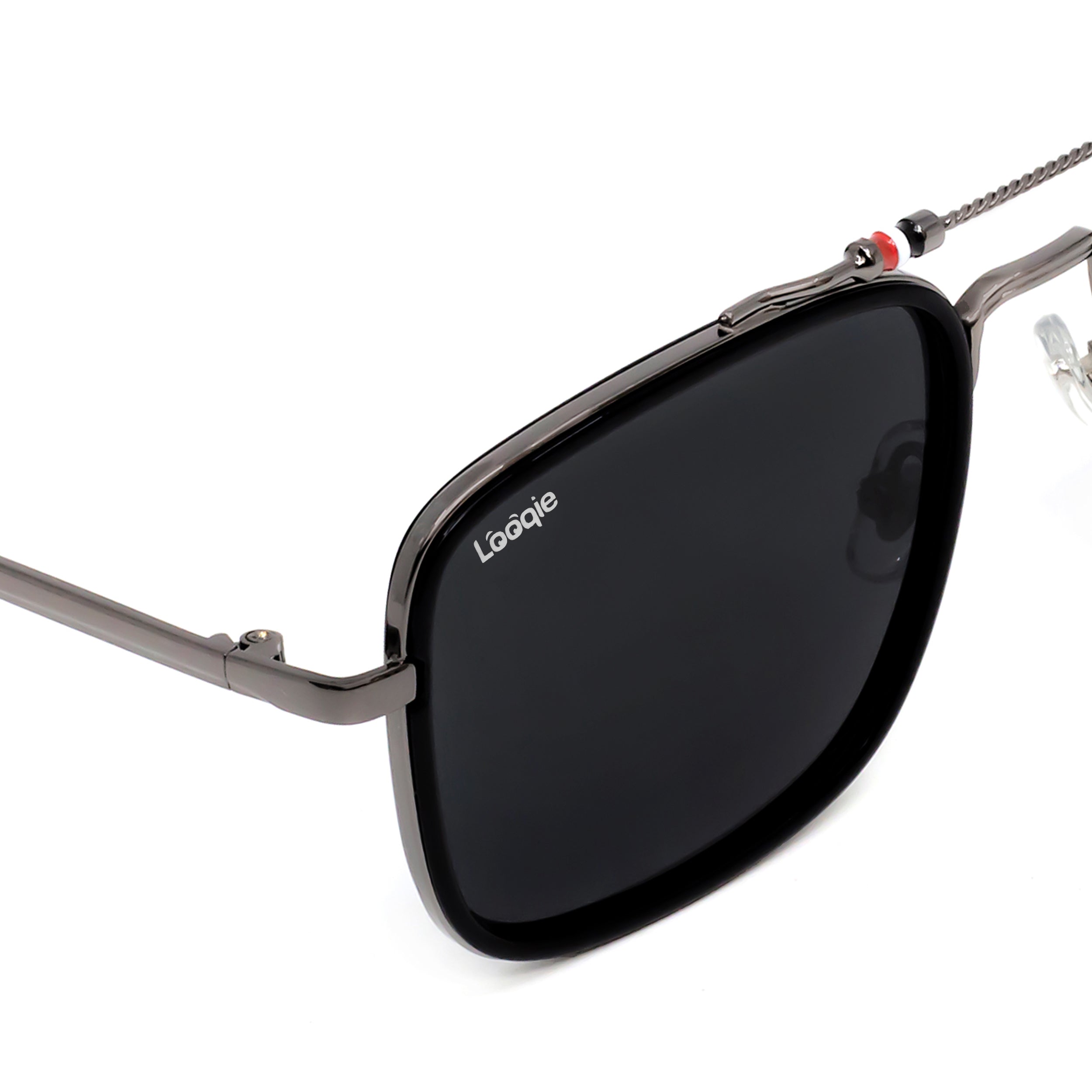 Looqie Below Edition Black And Black Sunglasses
