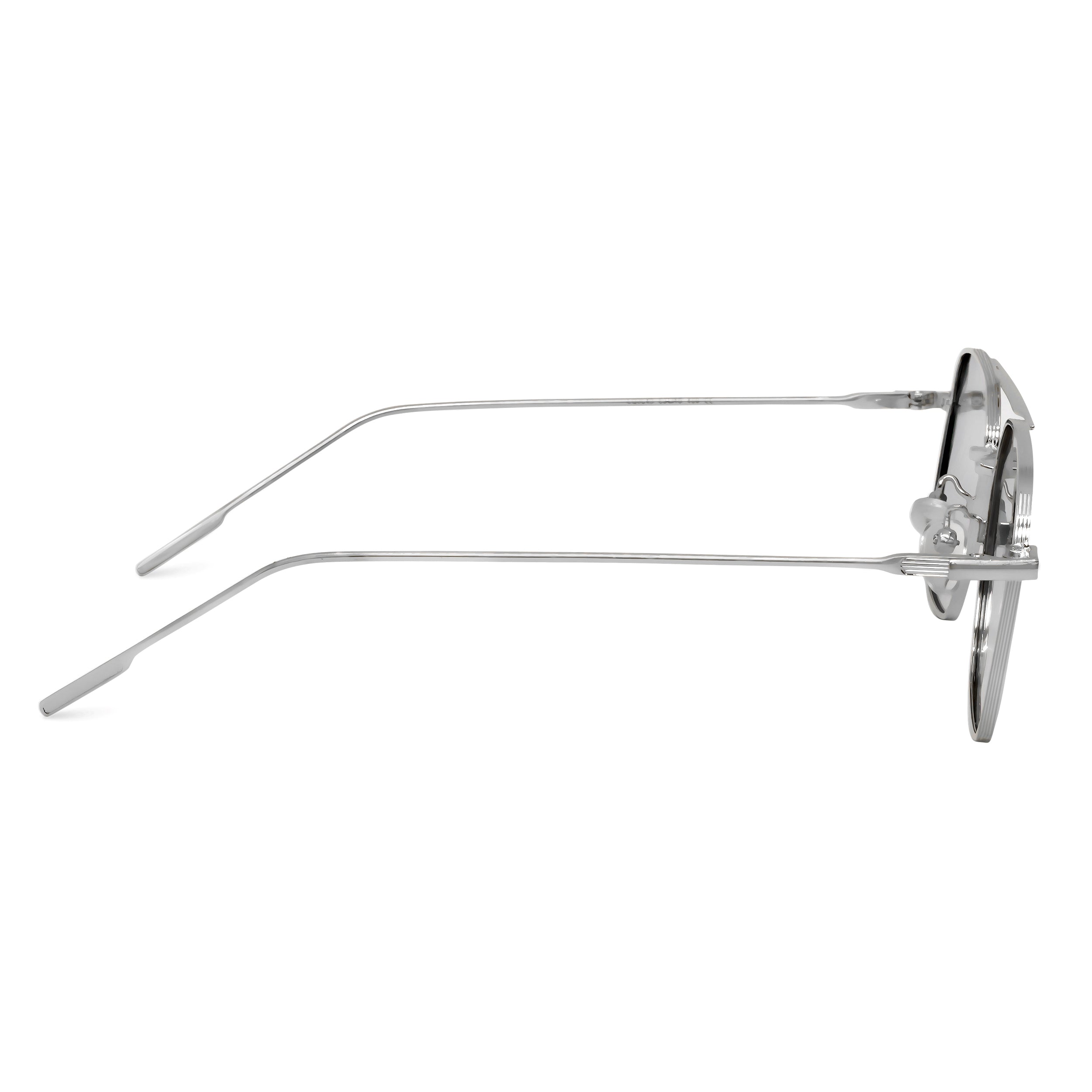 Looqie Oblivion Edition Silver And Gray Gradient Sunglasses