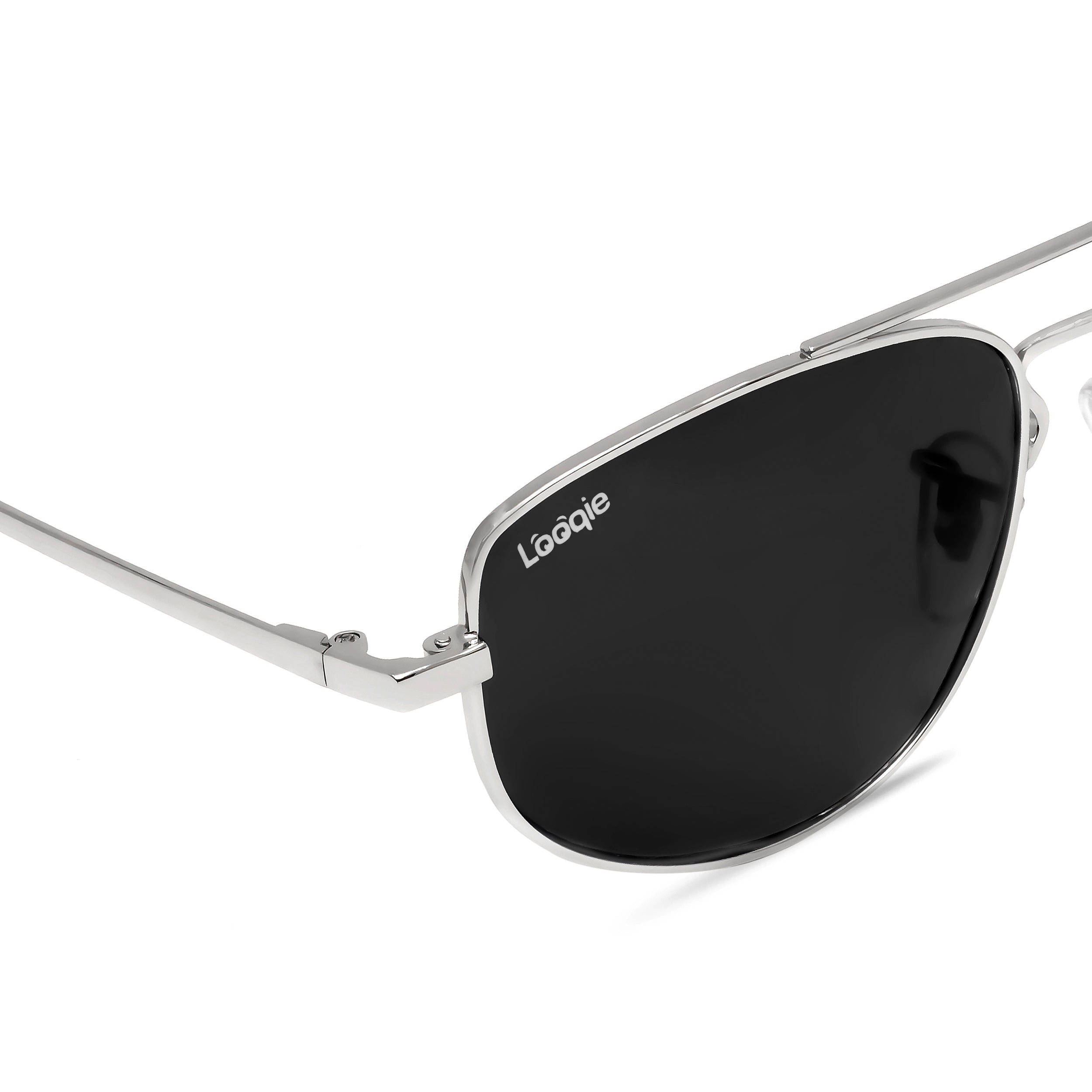 Looqie Irim Edition Silver And Black Sunglasses