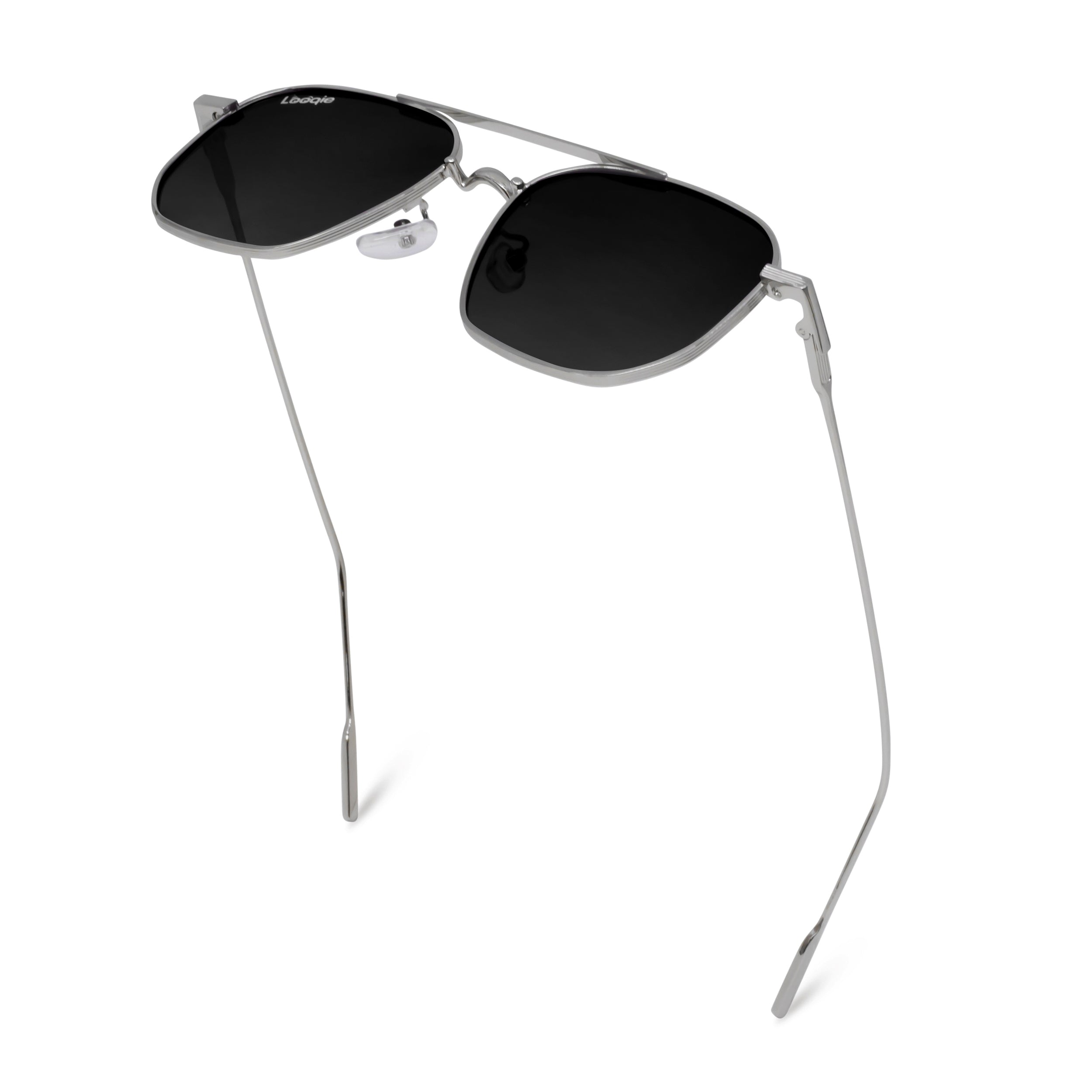 Looqie Oblivion Edition Silver And Black Sunglasses