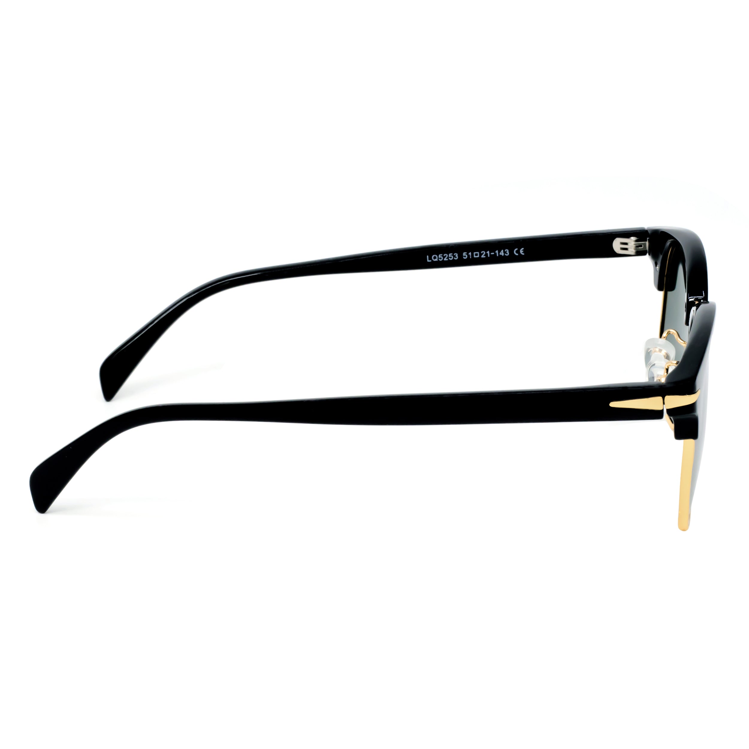 Looqie Rayz Edition Black And Green Sunglasses