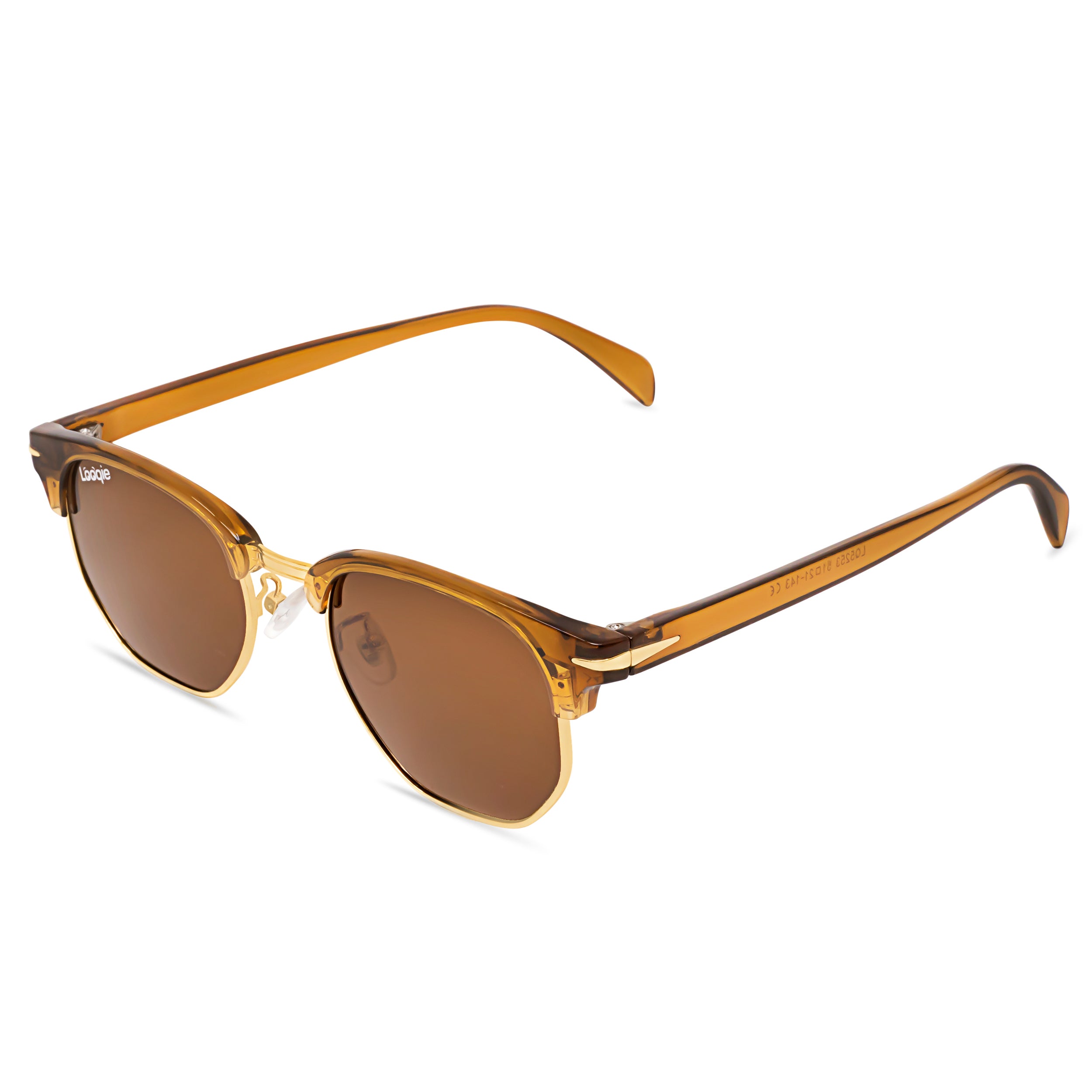 Looqie Rayz Edition Brown And Brown Sunglasses