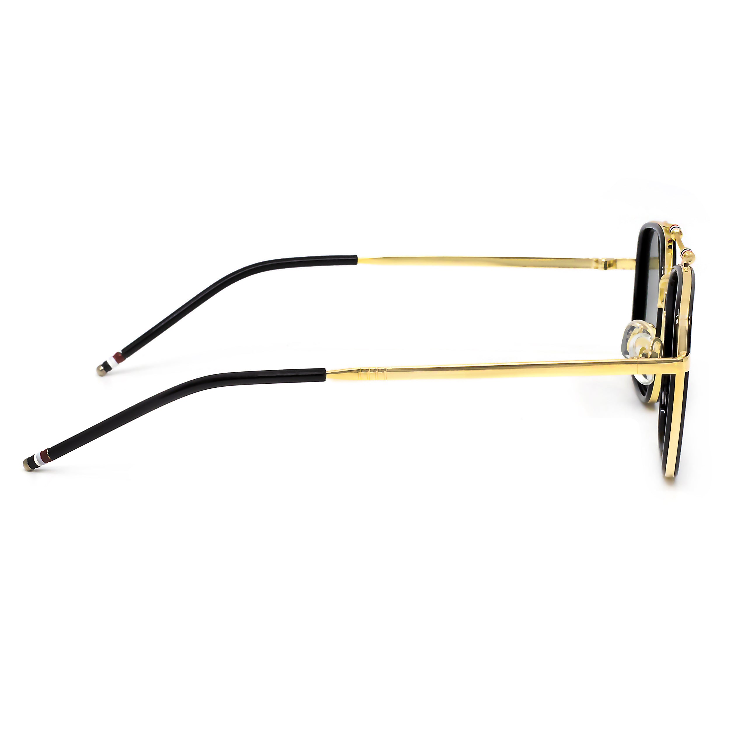 Looqie Below Edition Gold And Green Sunglasses