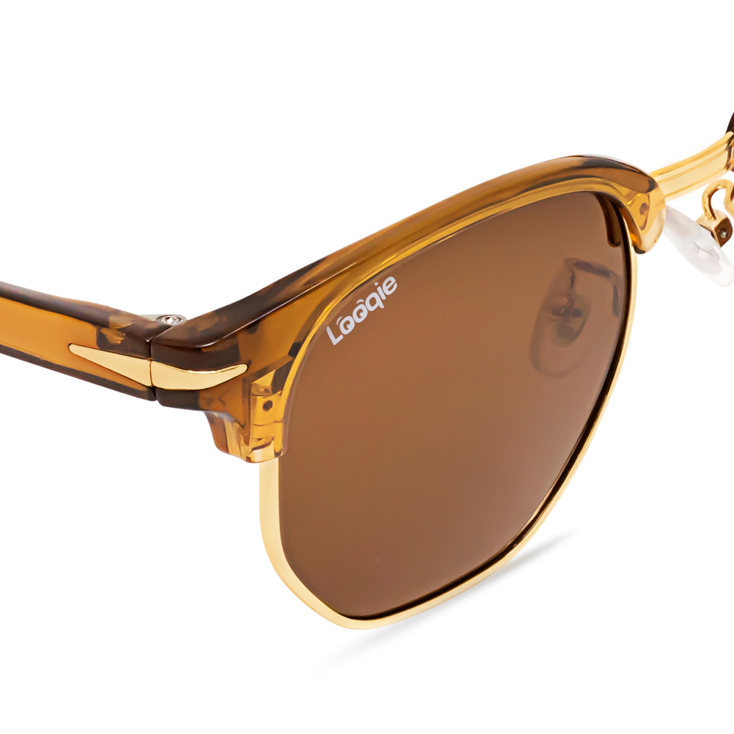 Looqie Rayz Edition Brown And Brown Sunglasses
