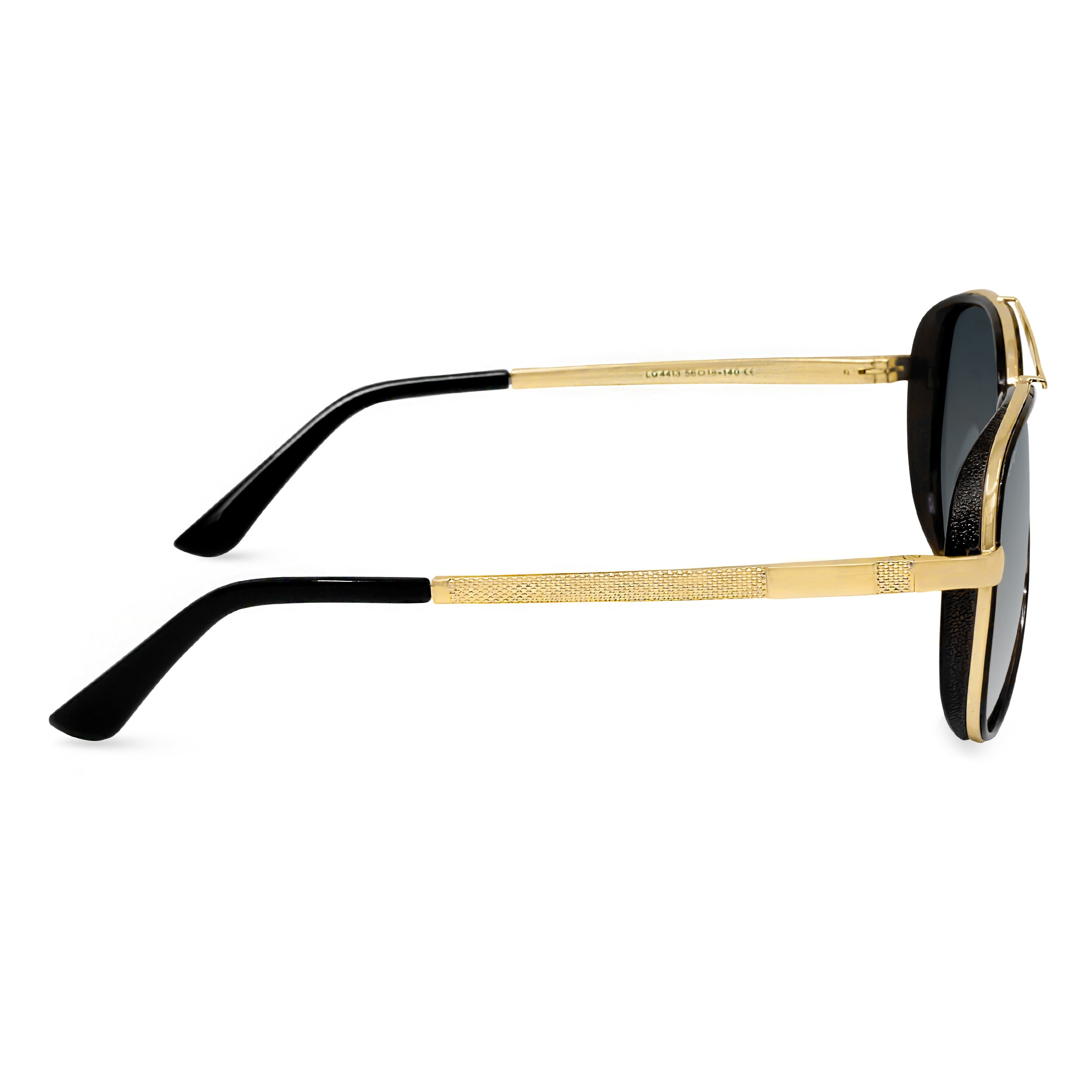 Looqie Vuis Edition Gold And Grey Gradient Sunglasses