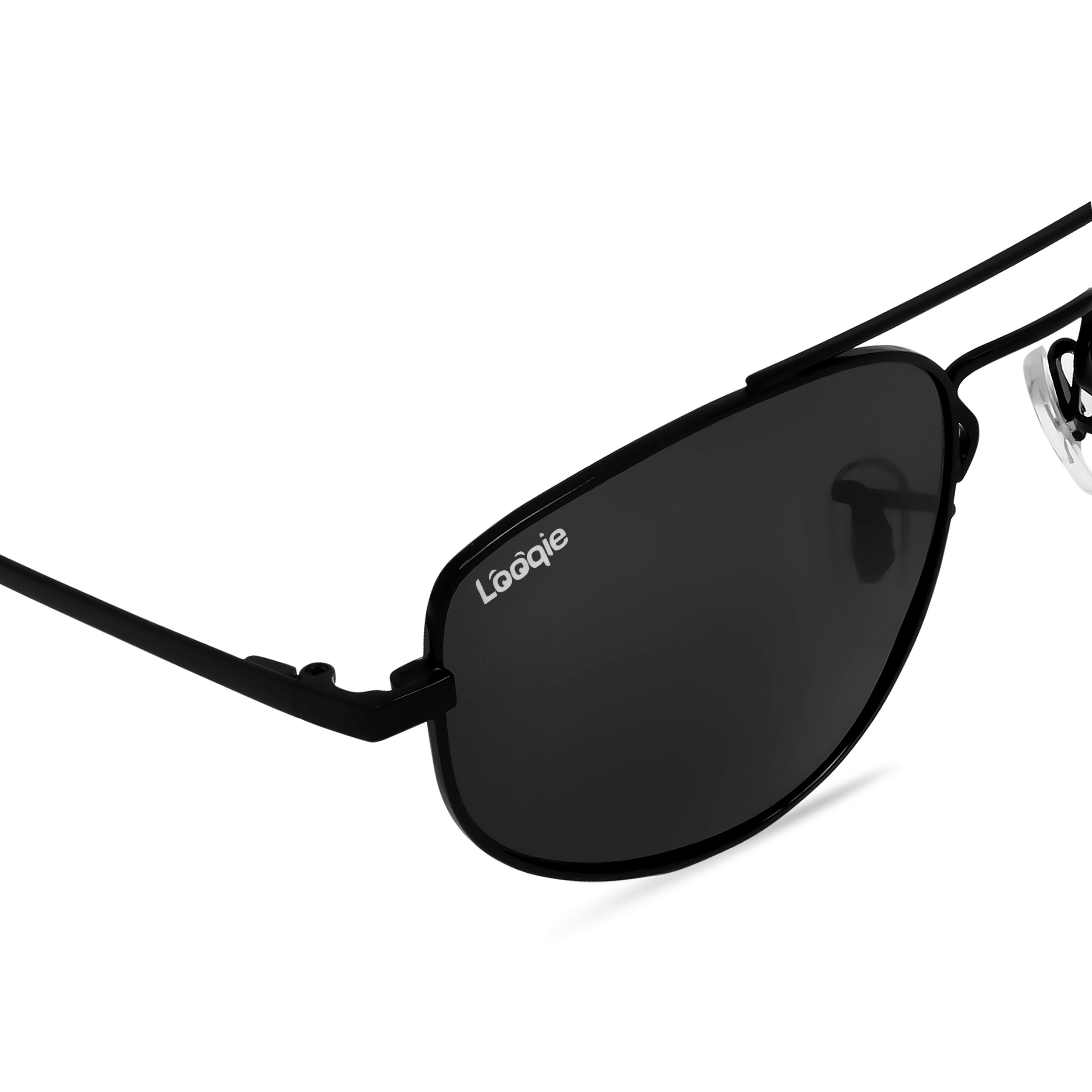 Looqie Irim Edition Black And Black Sunglasses
