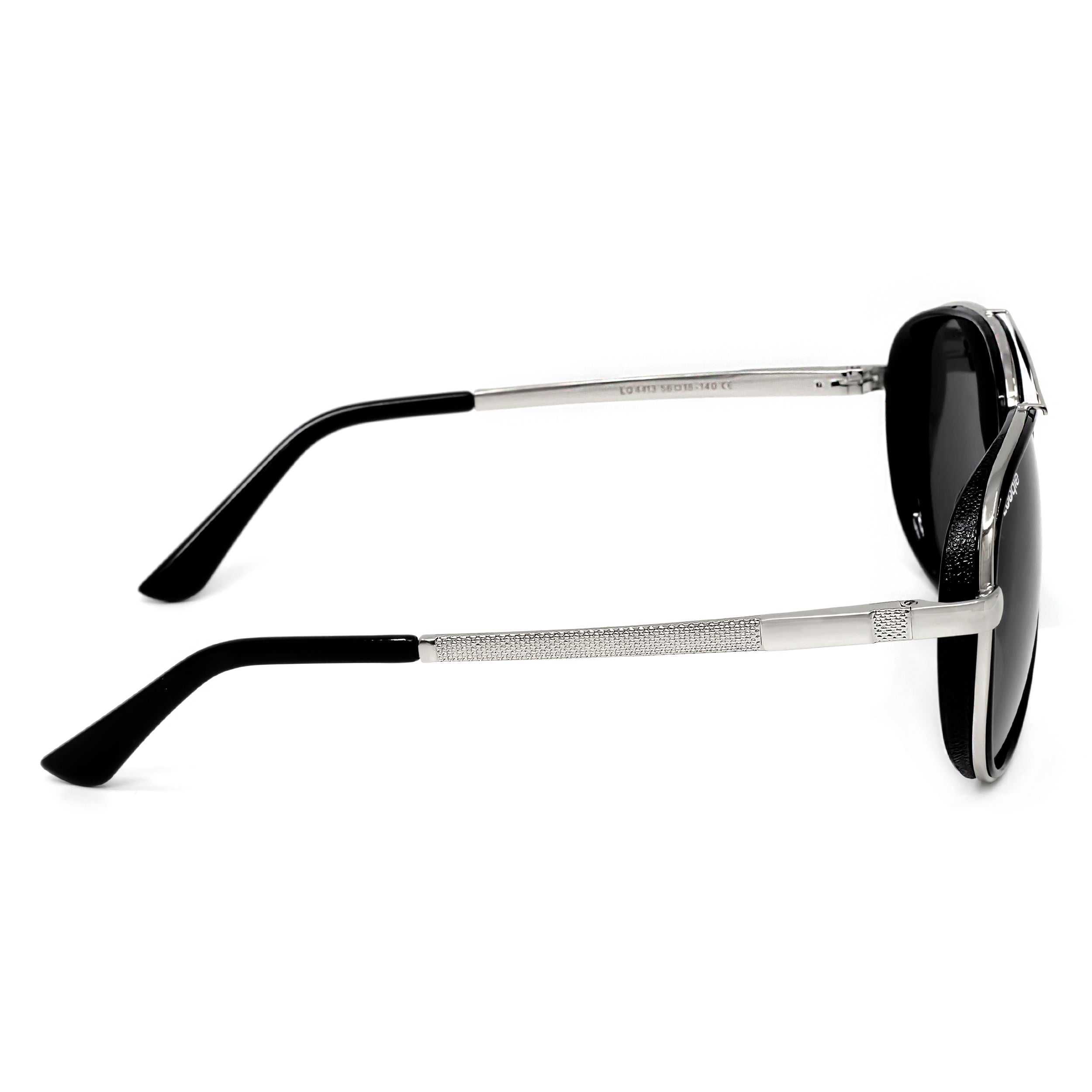 Looqie Vuis Edition Silver And Black Sunglasses