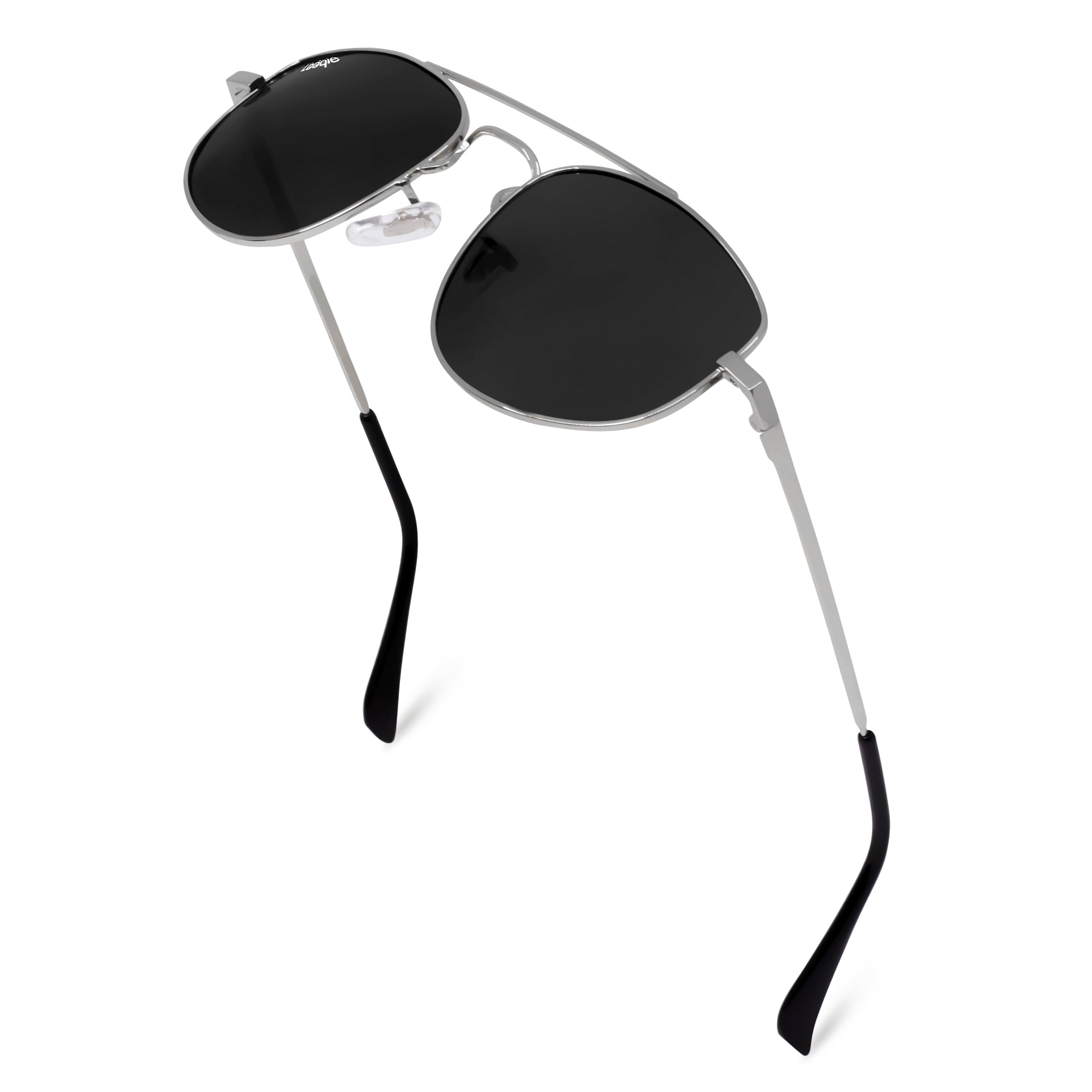 Looqie Irim Edition Silver And Black Sunglasses