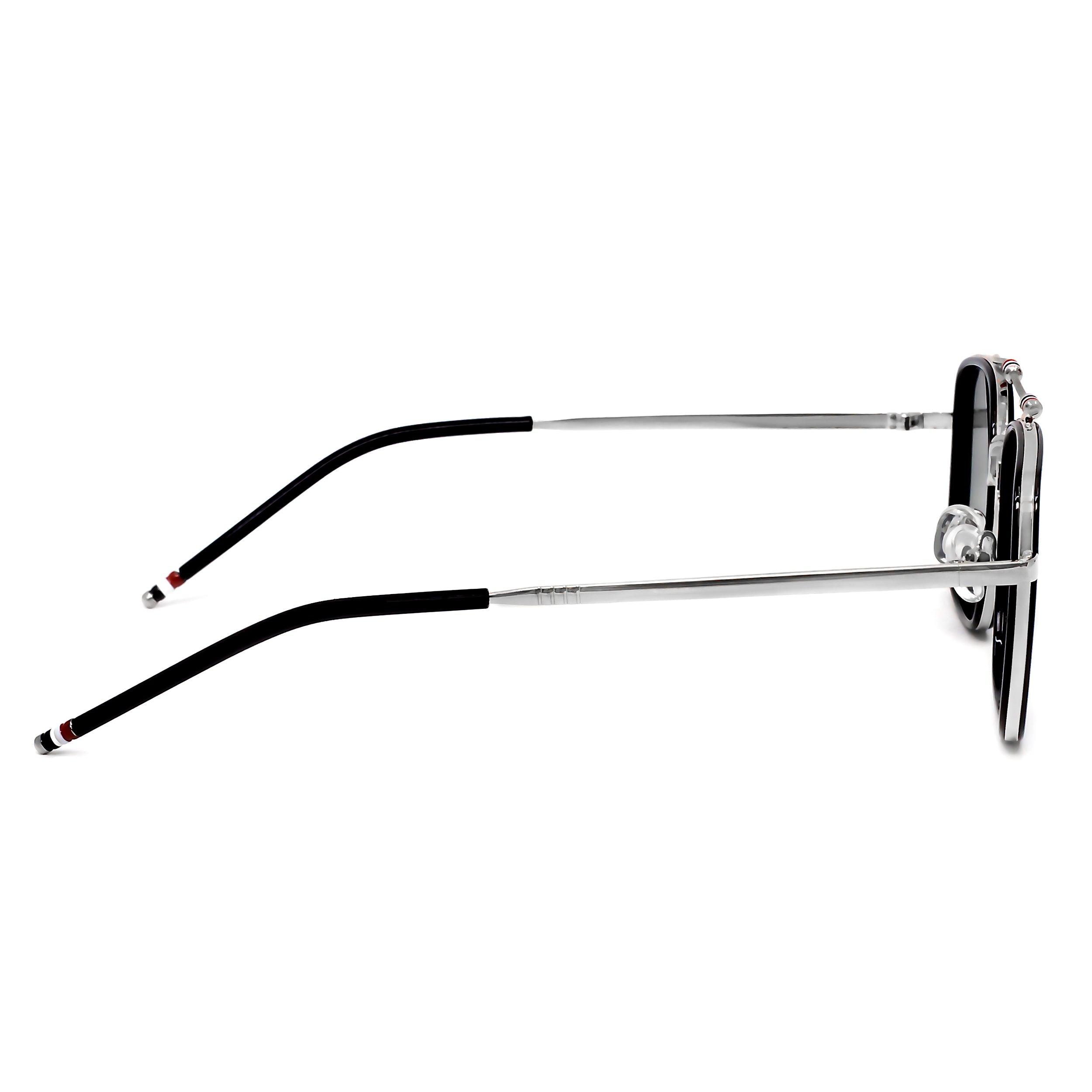 Looqie Below Edition Silver And Black Sunglasses