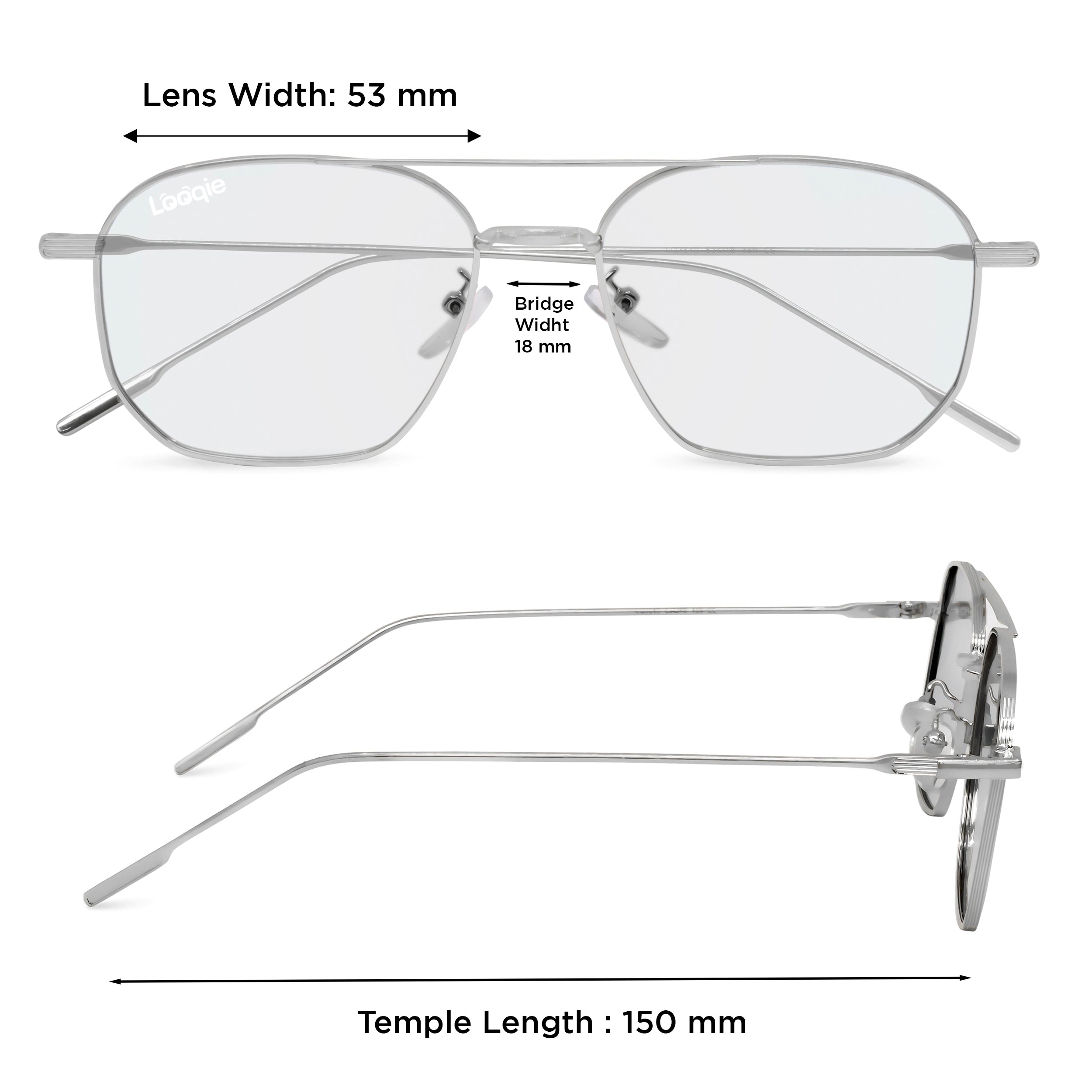 Looqie Oblivion Edition Silver And Day Night Sunglasses