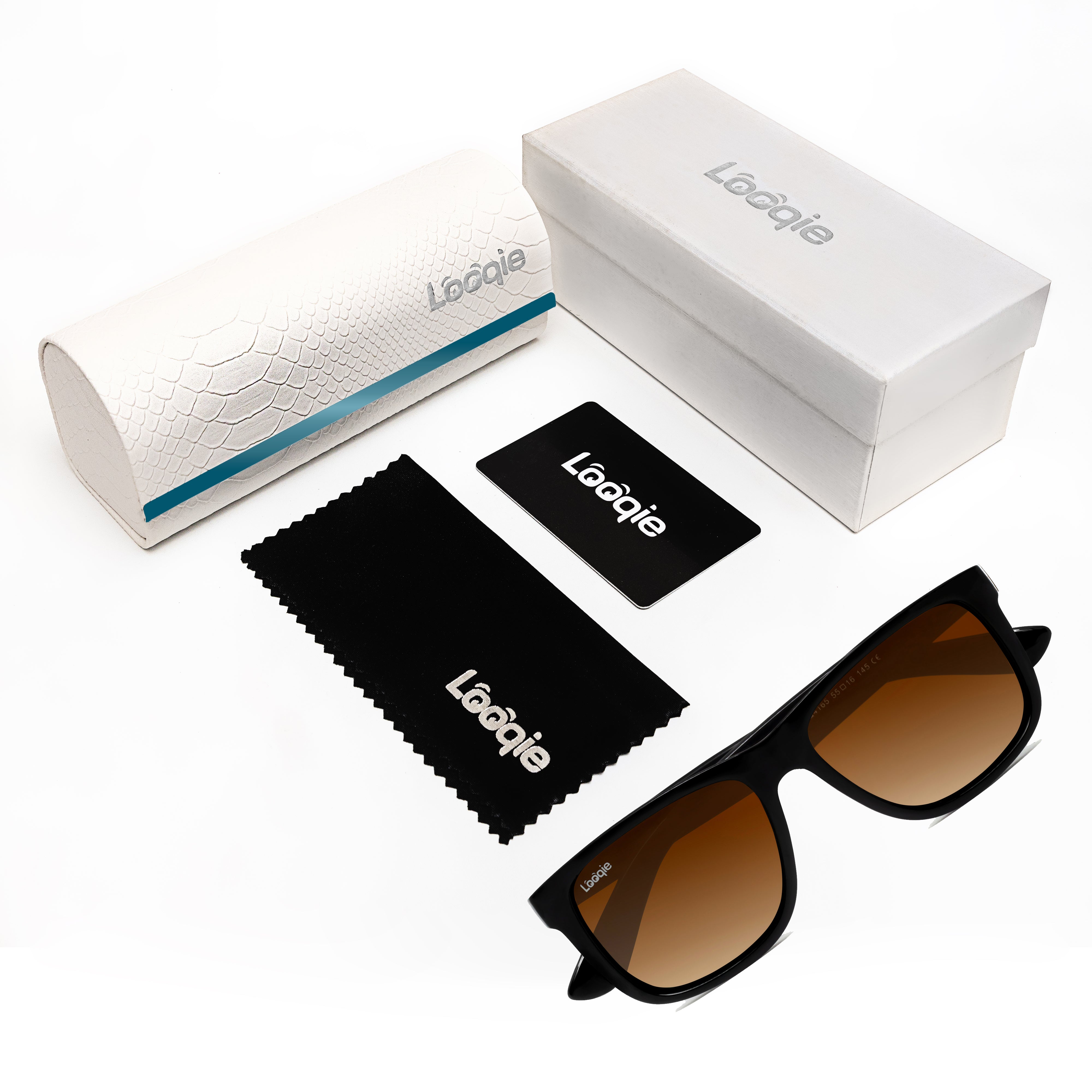 Looqie Unus Edition Black And Brown Gradient Sunglasses