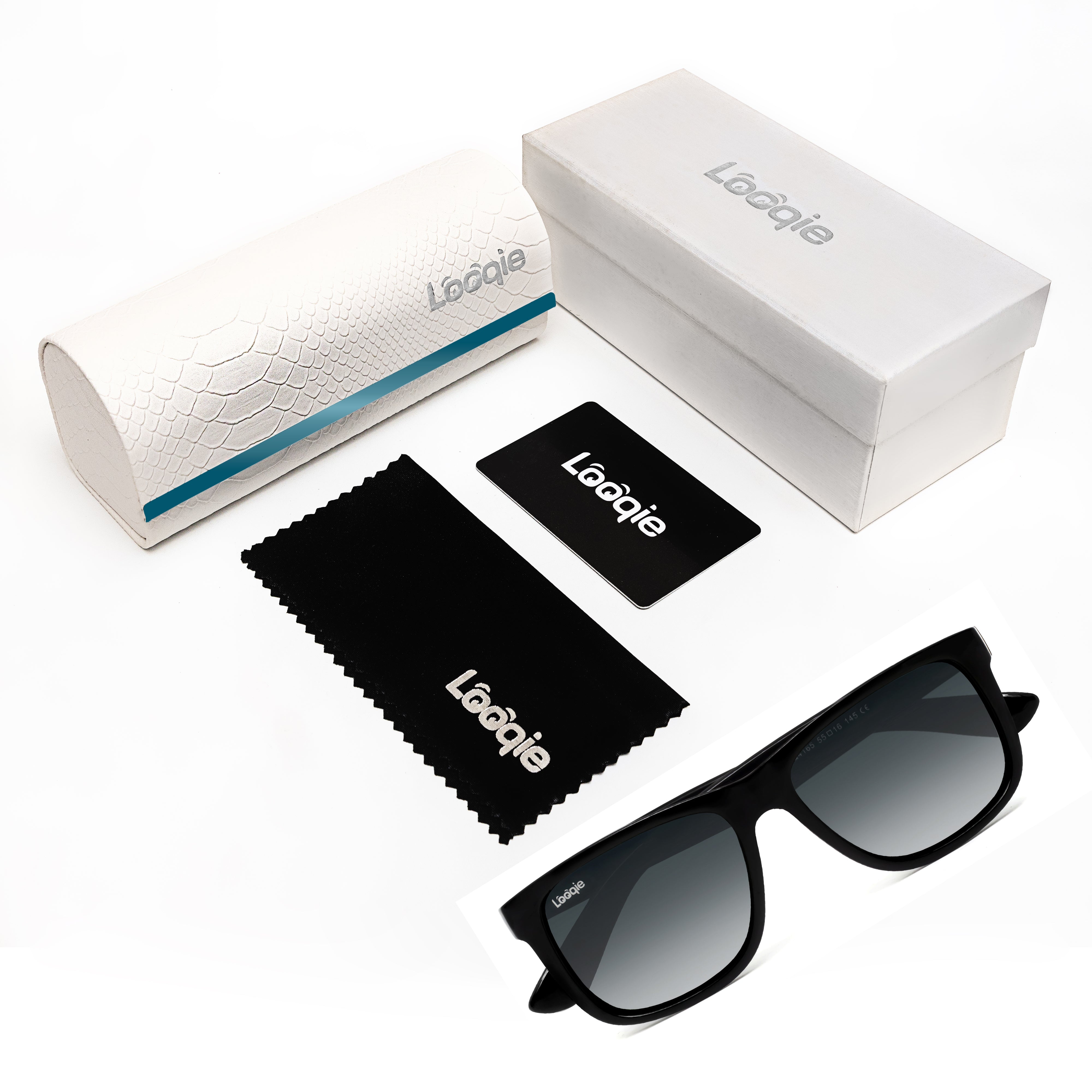 Looqie Unus Edition Black And Grey Gradient Sunglasses