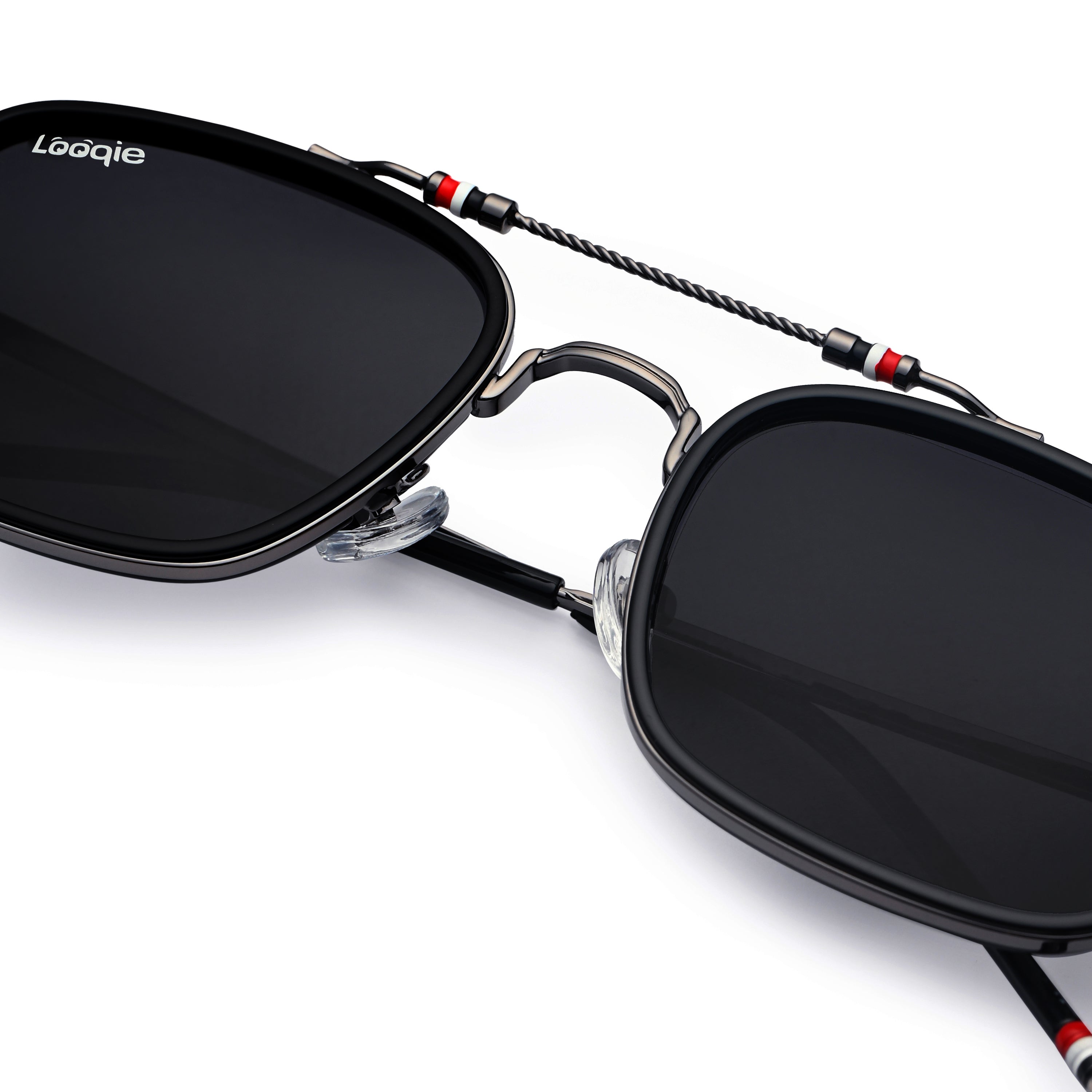 Looqie Below Edition Black And Black Sunglasses