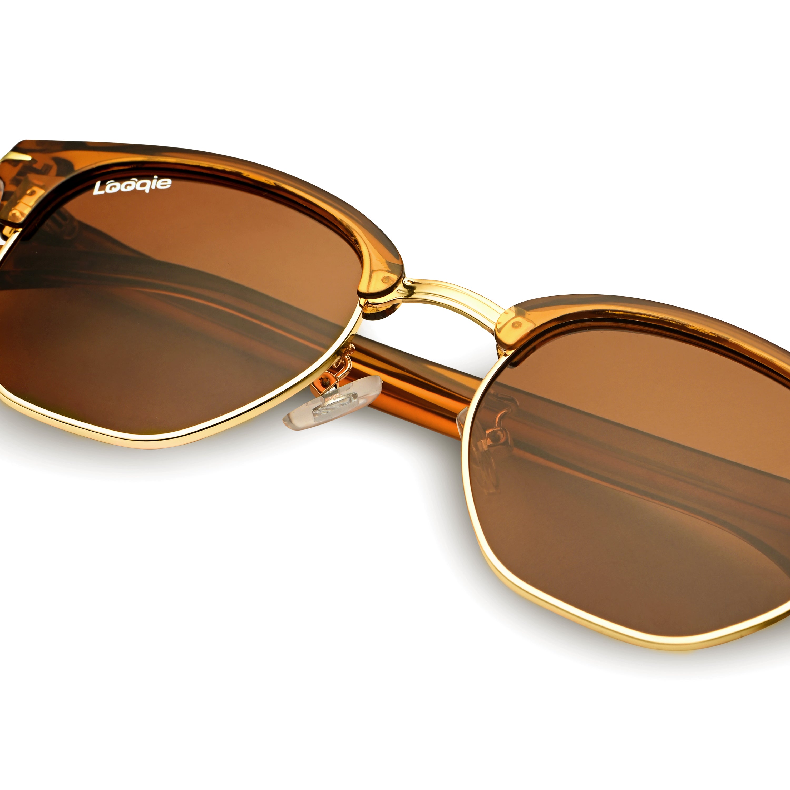 Looqie Rayz Edition Brown And Brown Sunglasses