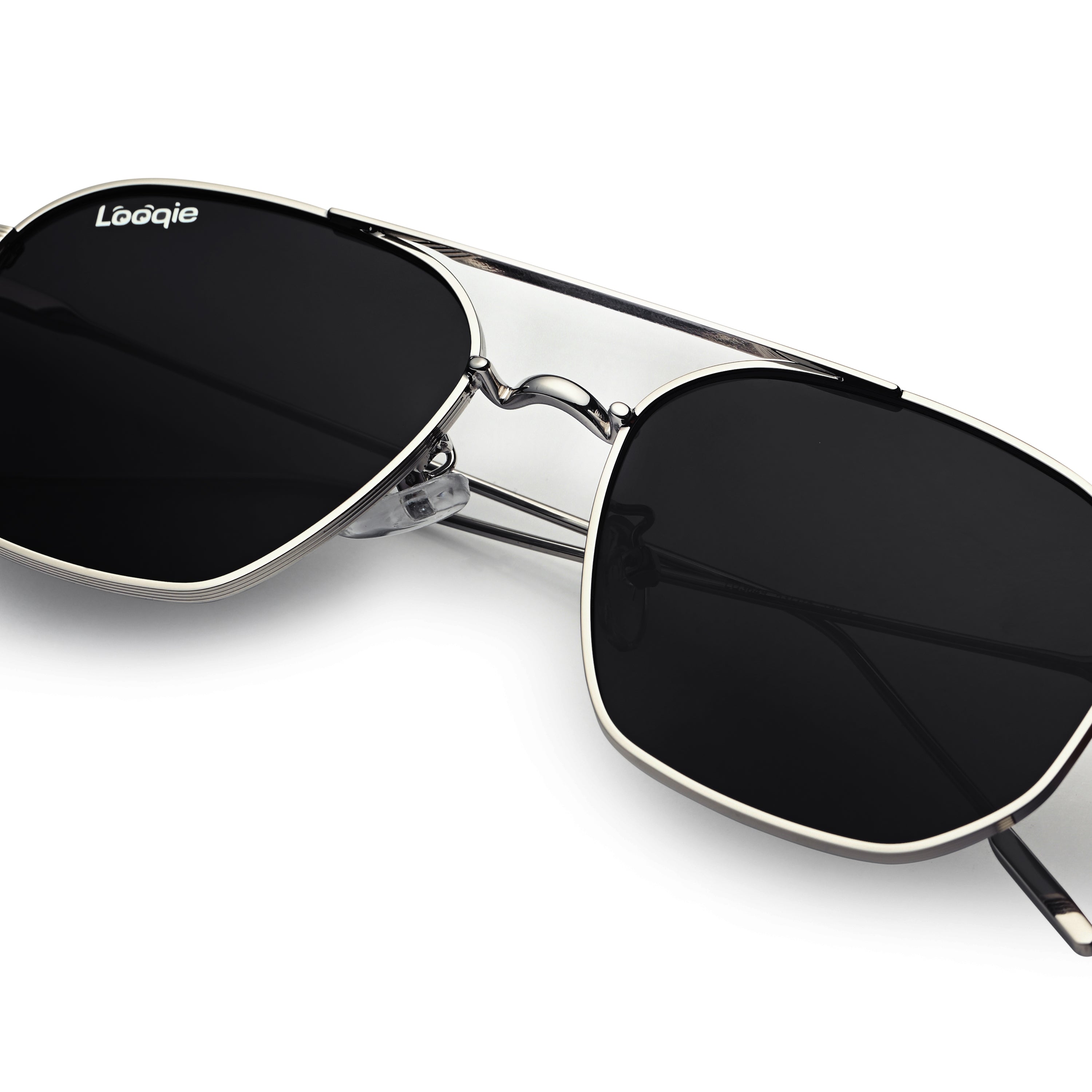 Looqie Oblivion Edition Silver And Black Sunglasses