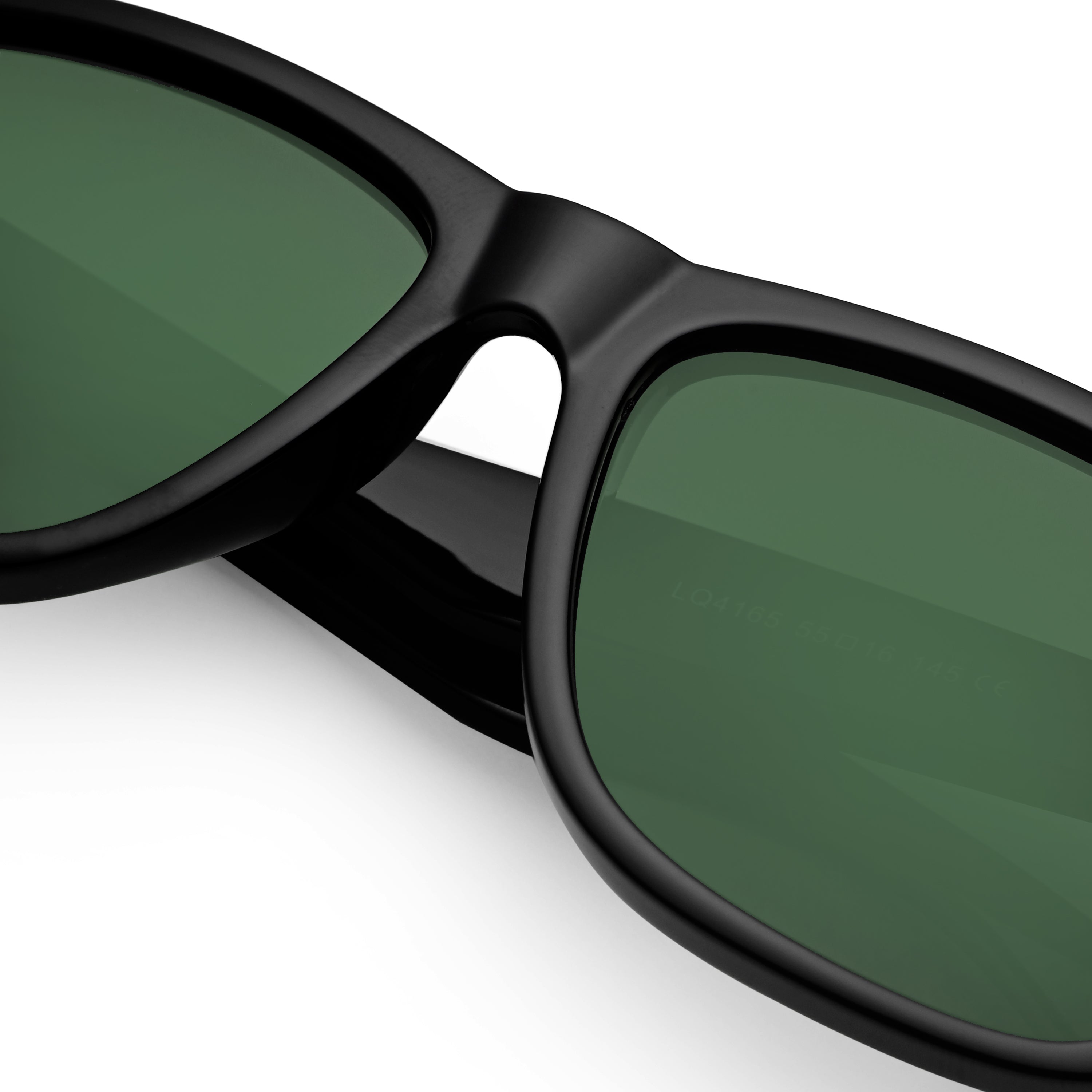 Looqie Unus Edition Black And Green Sunglasses