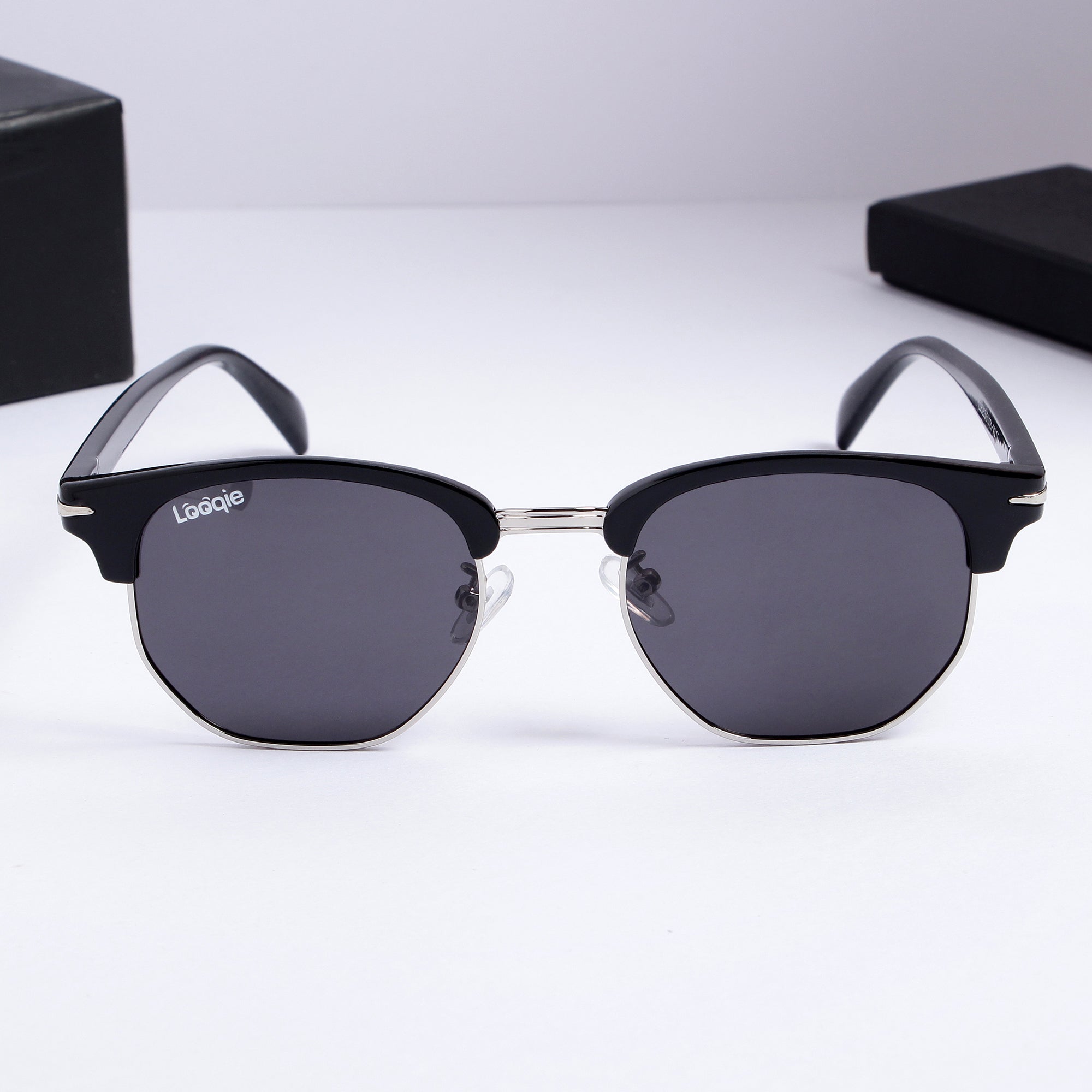 Looqie Rayz Edition Black And Black Sunglasses