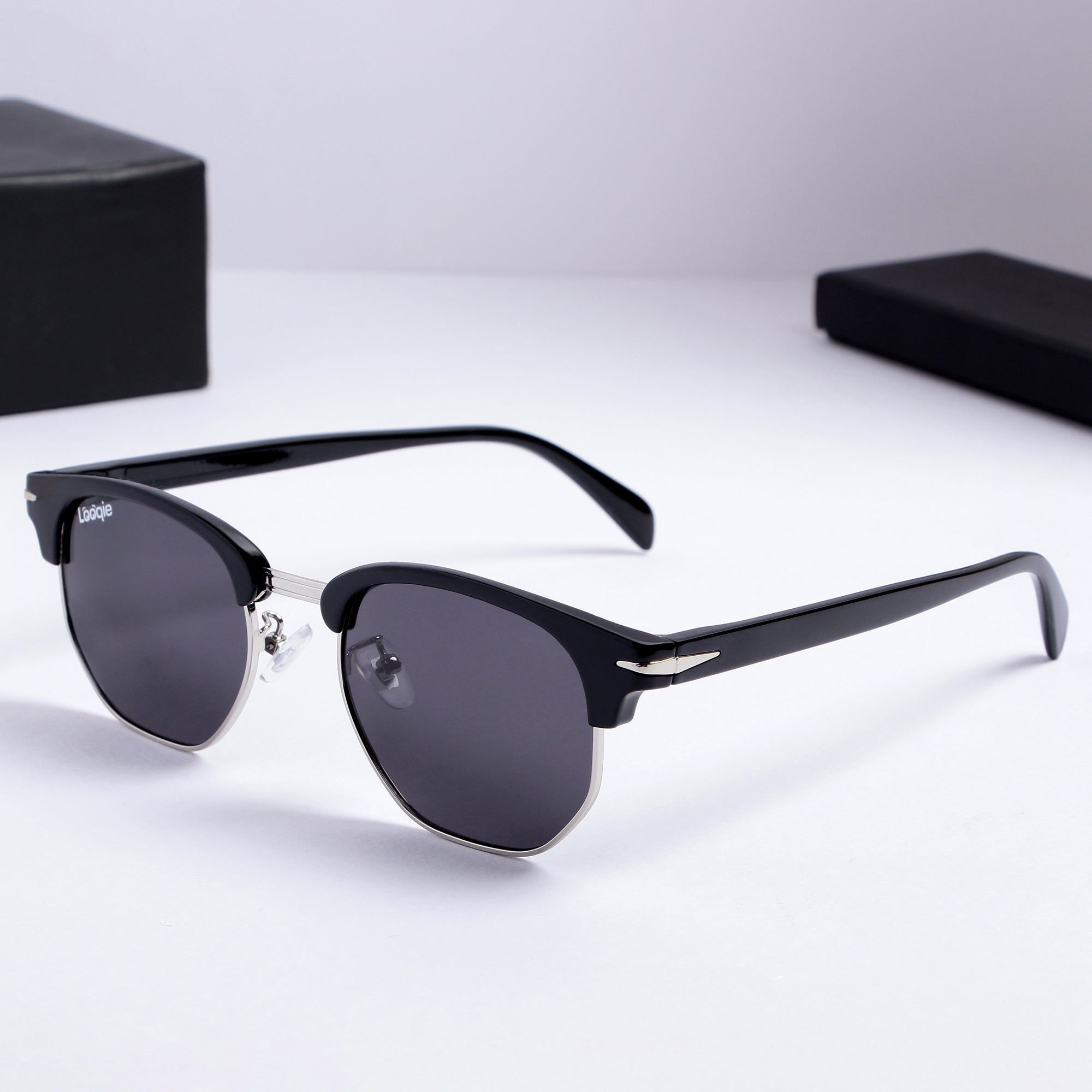 Looqie Rayz Edition Black And Black Sunglasses