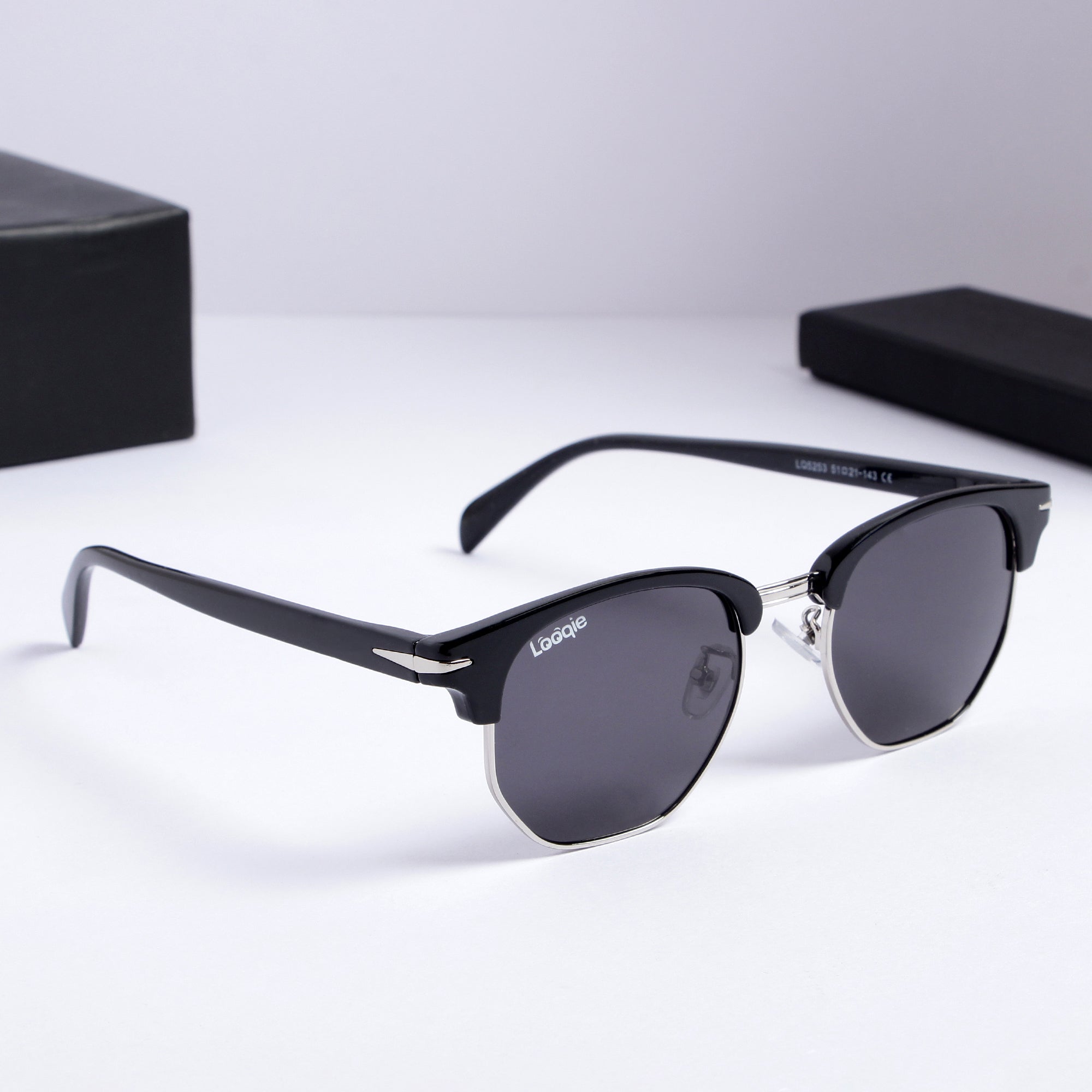 Looqie Rayz Edition Black And Black Sunglasses