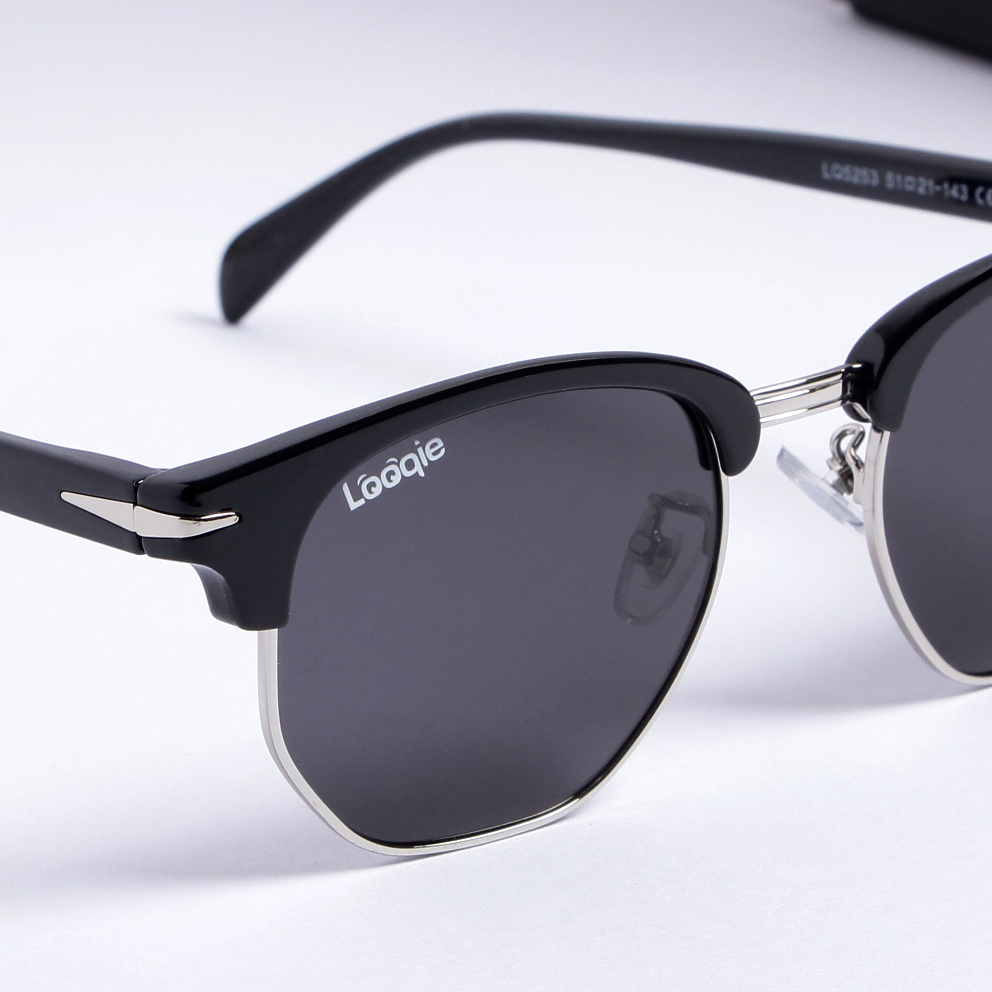 Looqie Rayz Edition Black And Black Sunglasses