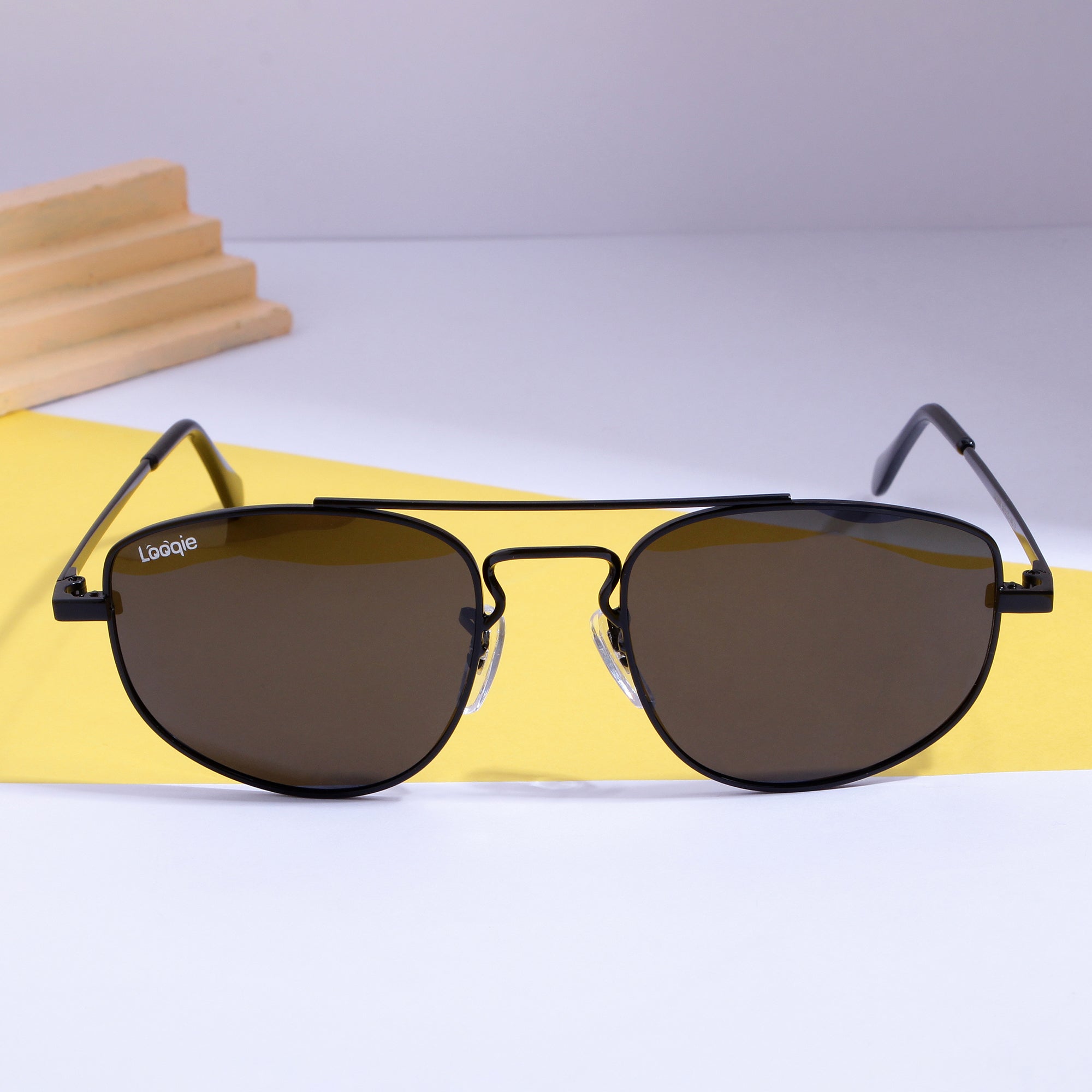 Looqie Irim Edition Black And Black Sunglasses