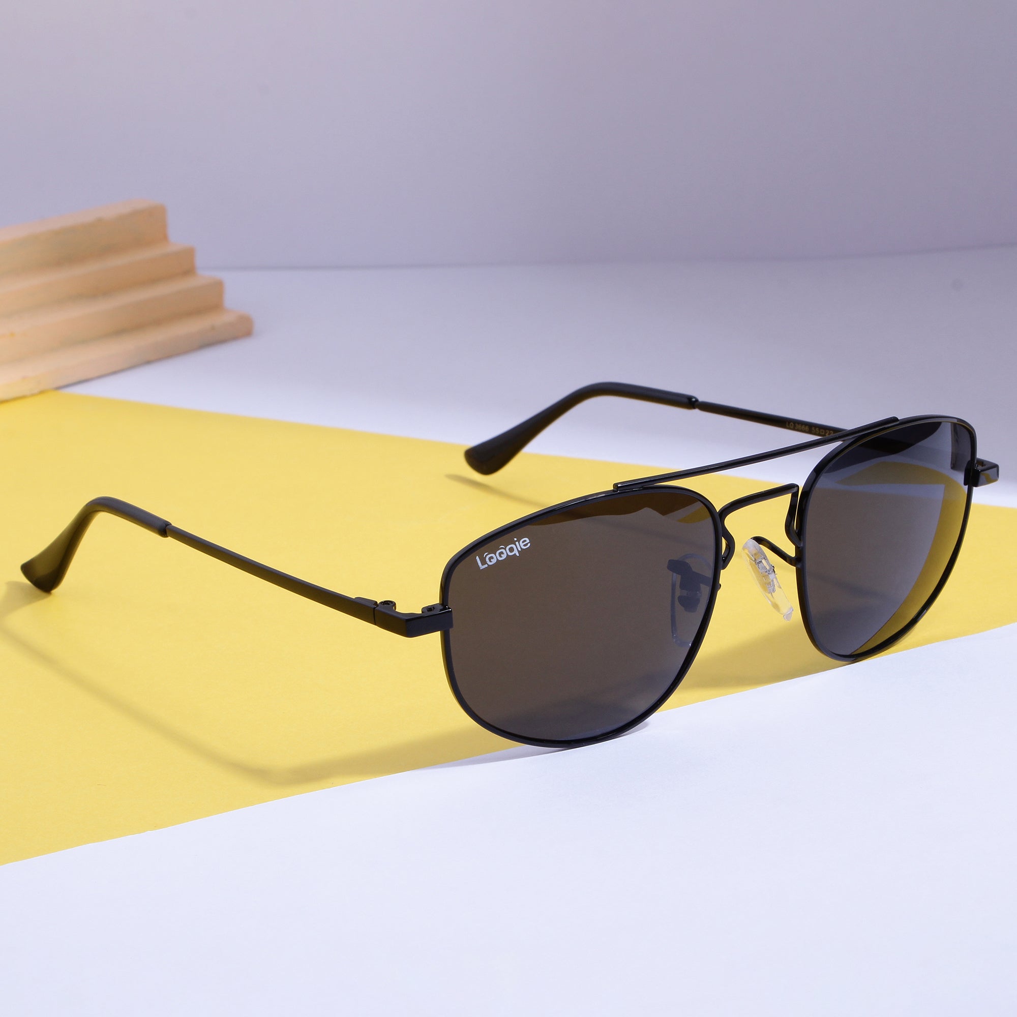 Looqie Irim Edition Black And Black Sunglasses
