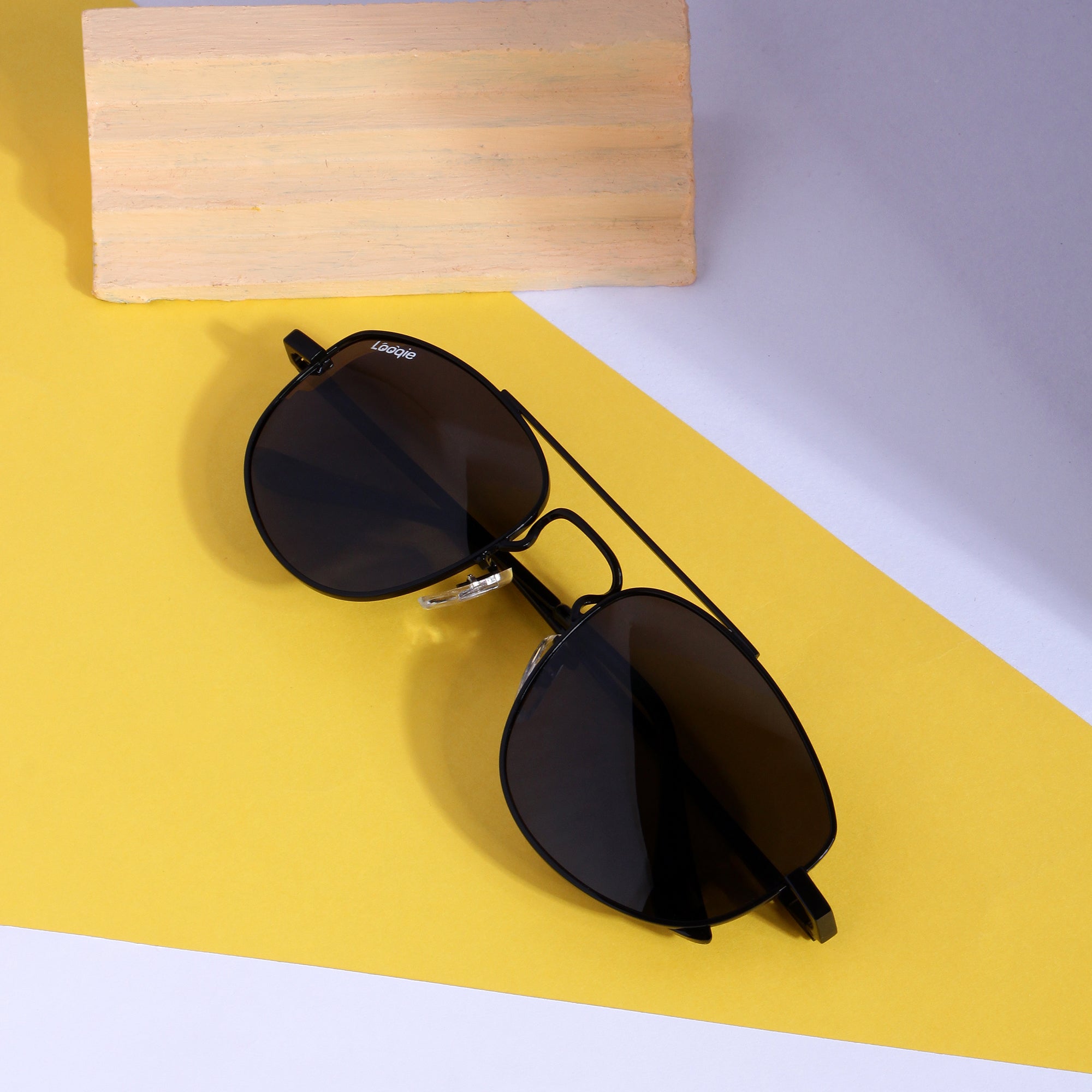 Looqie Irim Edition Black And Black Sunglasses