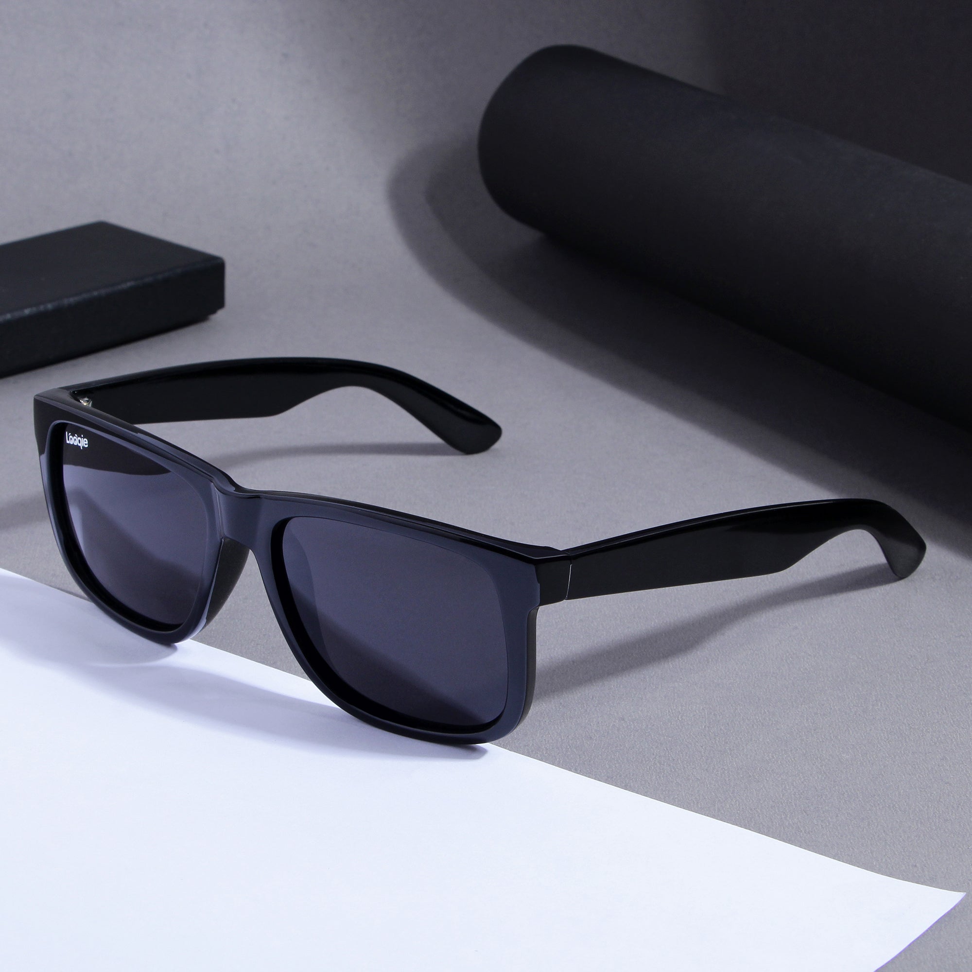 Looqie Unus Edition Black And Black Sunglasses