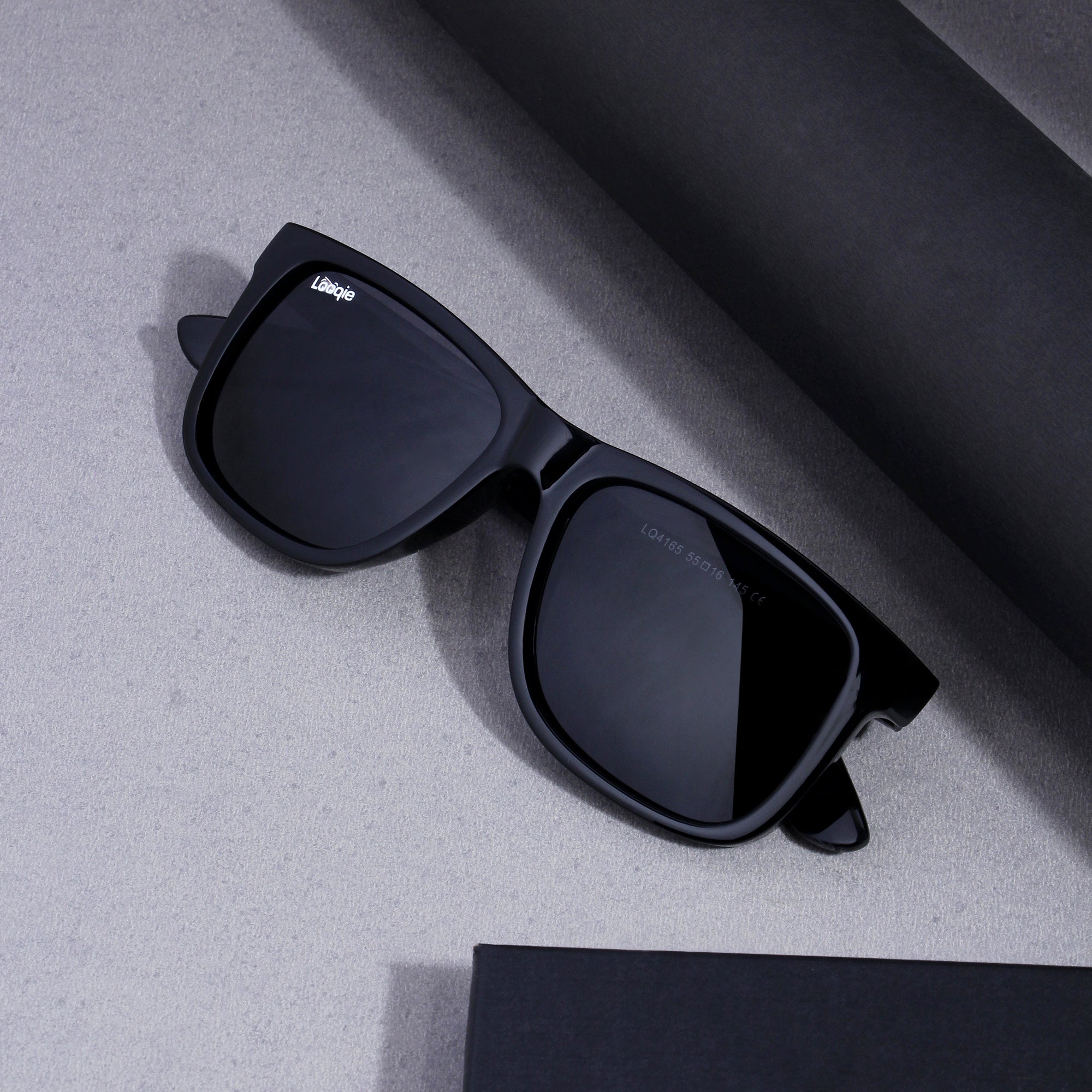 Looqie Unus Edition Black And Black Sunglasses