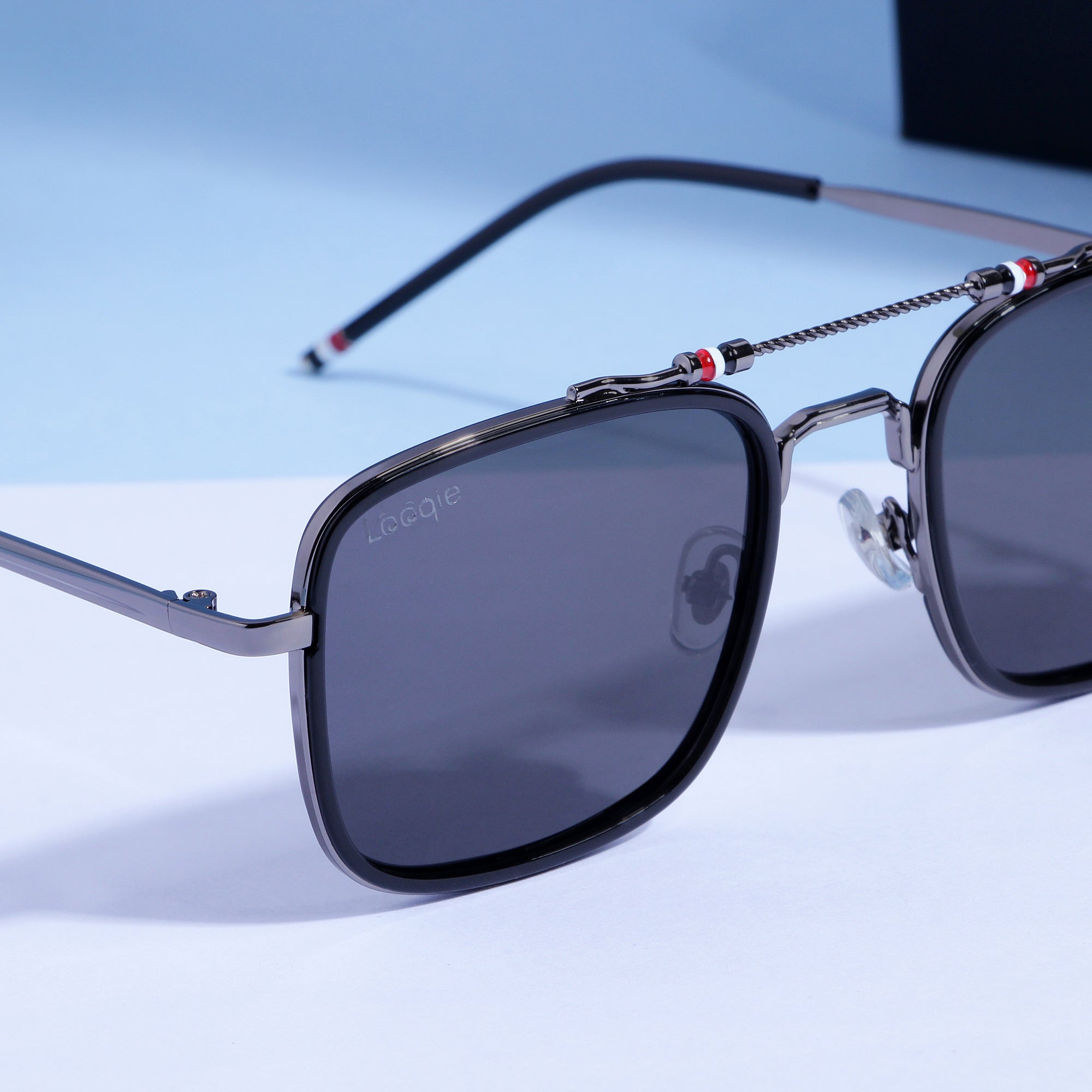 Looqie Below Edition Black And Black Sunglasses