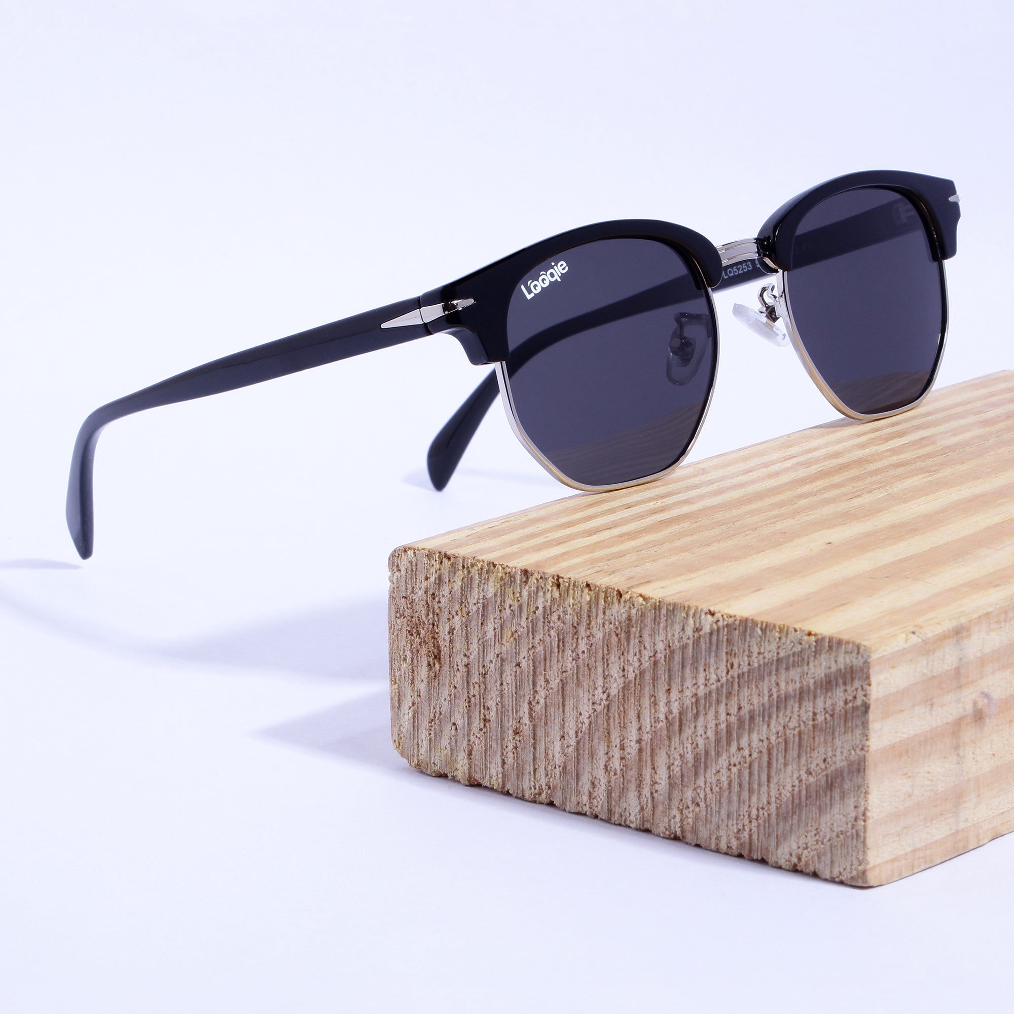 Looqie Rayz Edition Black And Black Sunglasses