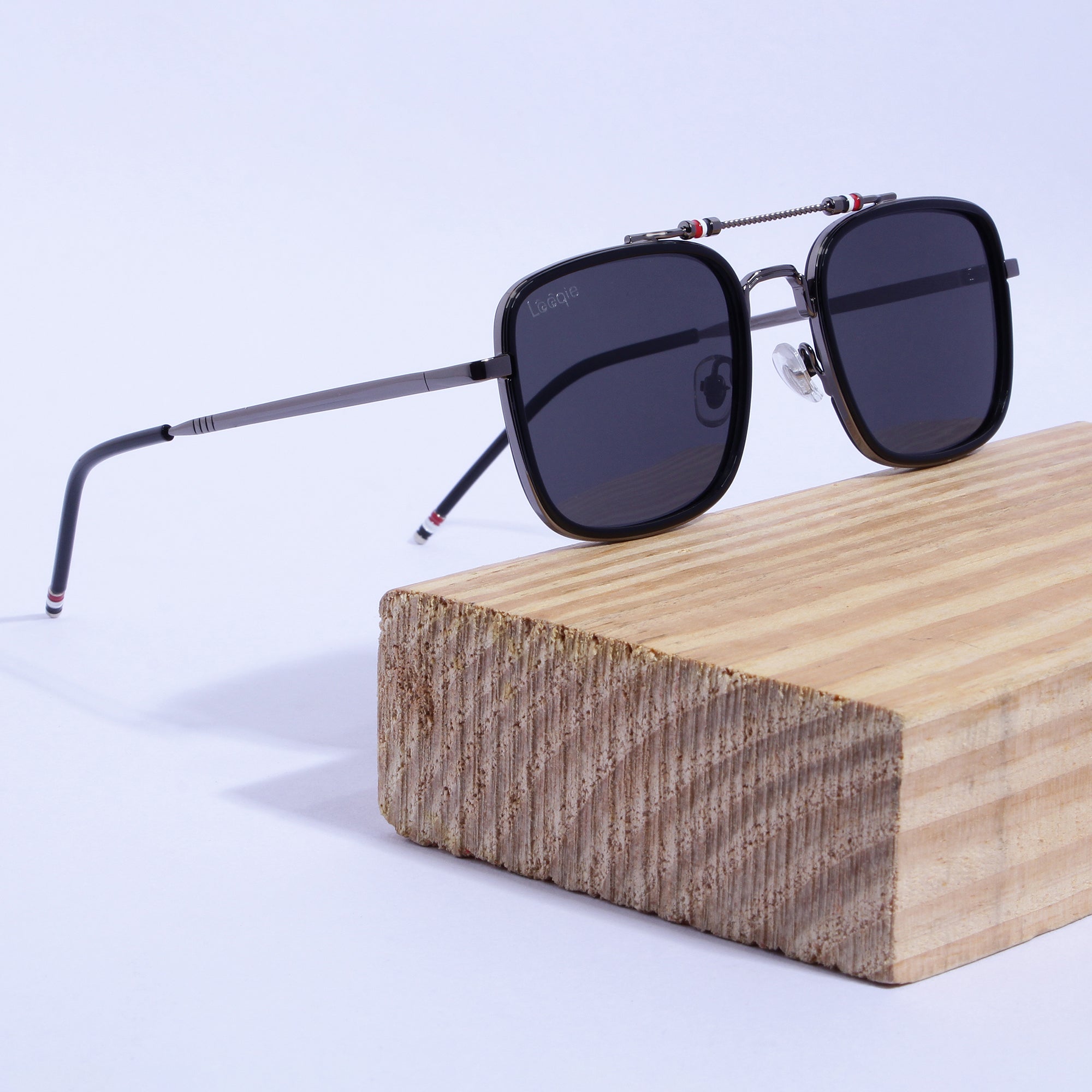 Looqie Below Edition Black And Black Sunglasses