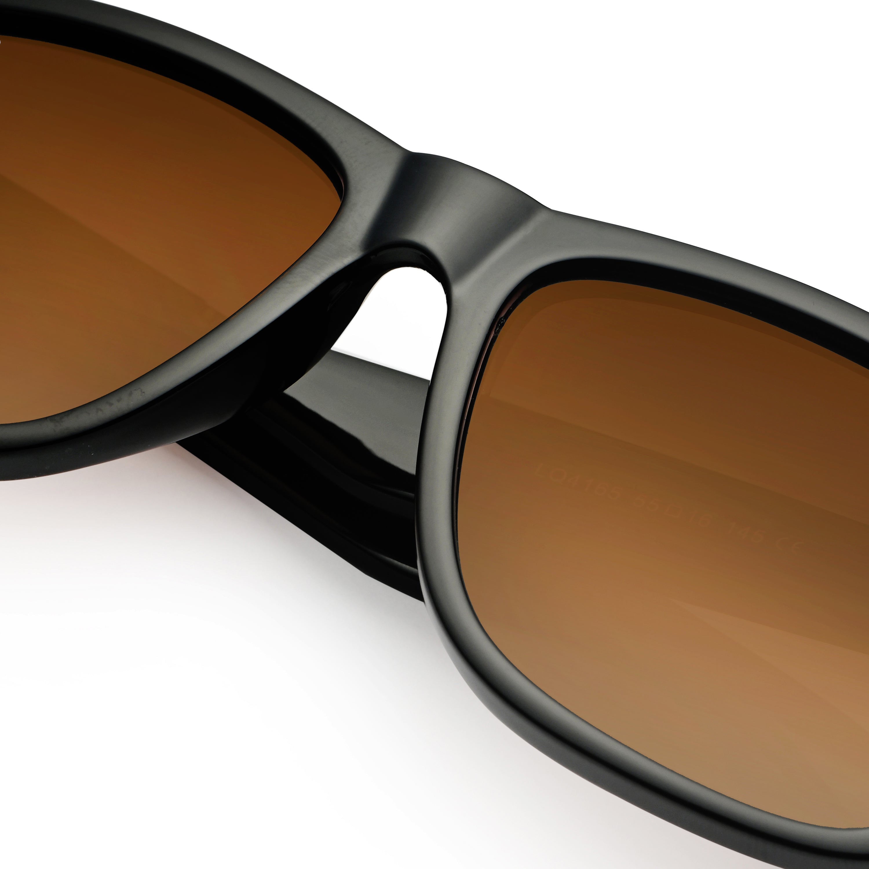 Looqie Unus Edition Black And Brown Gradient Sunglasses