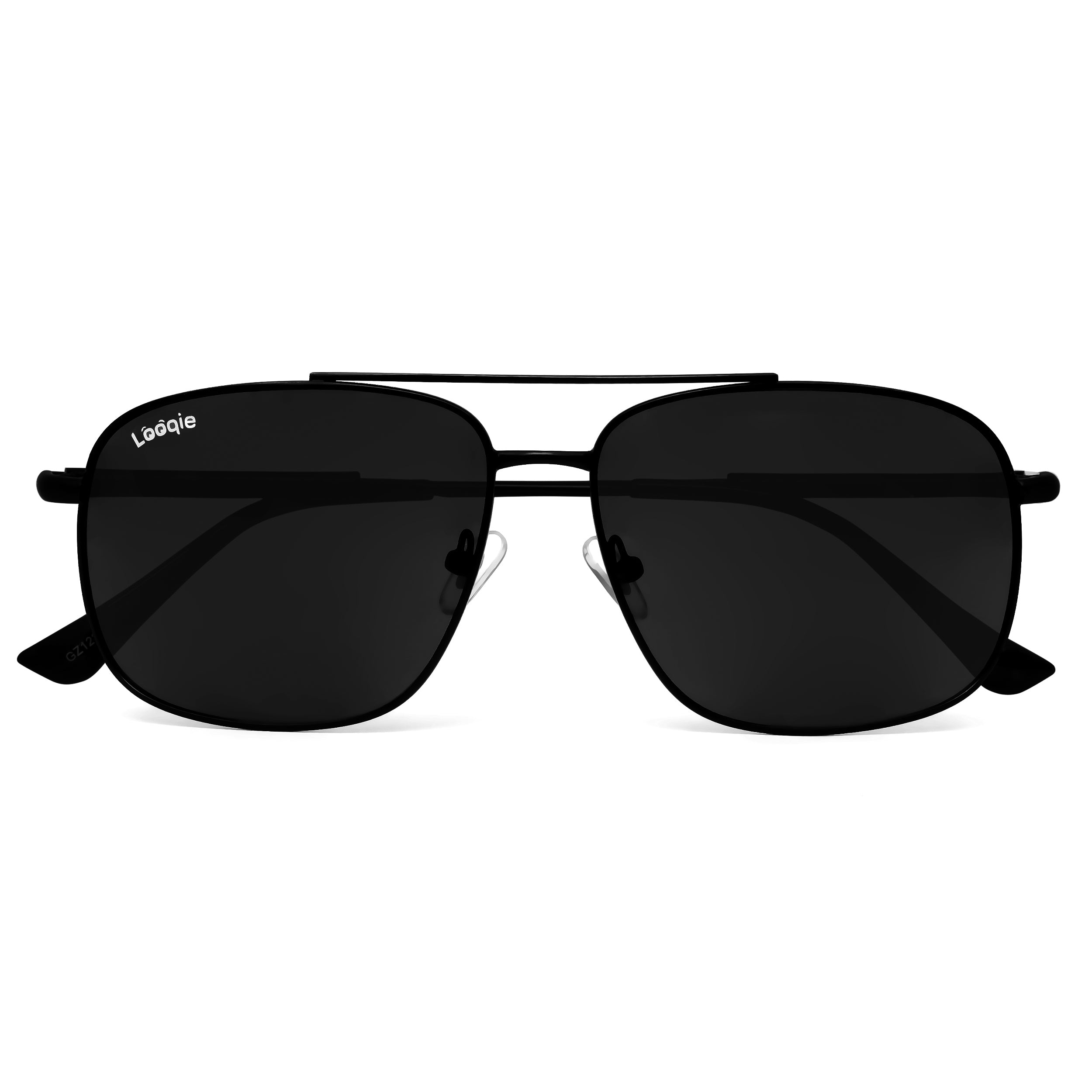 Looqie Blends Edition Black And Black Sunglasses