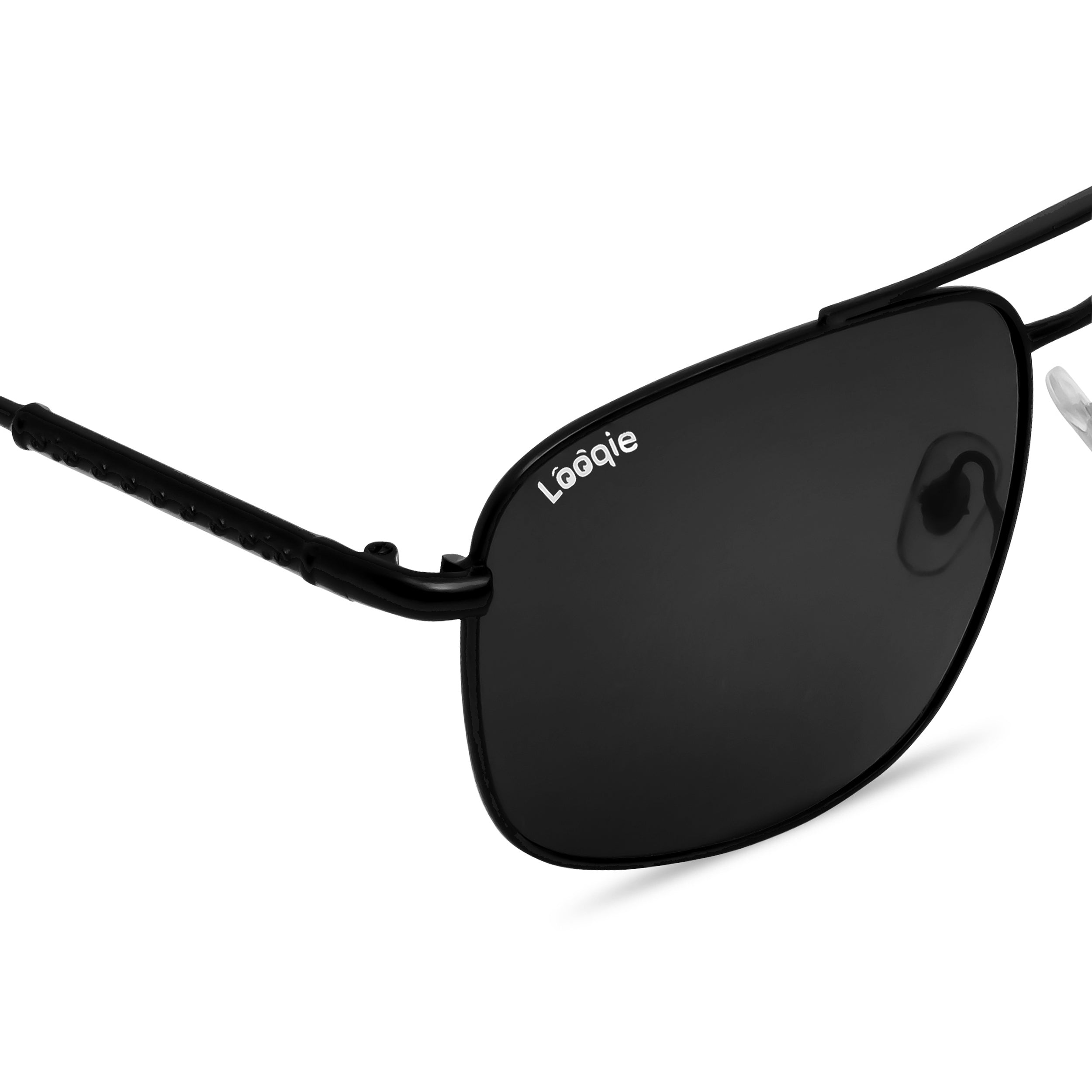 Looqie Blends Edition Black And Black Sunglasses